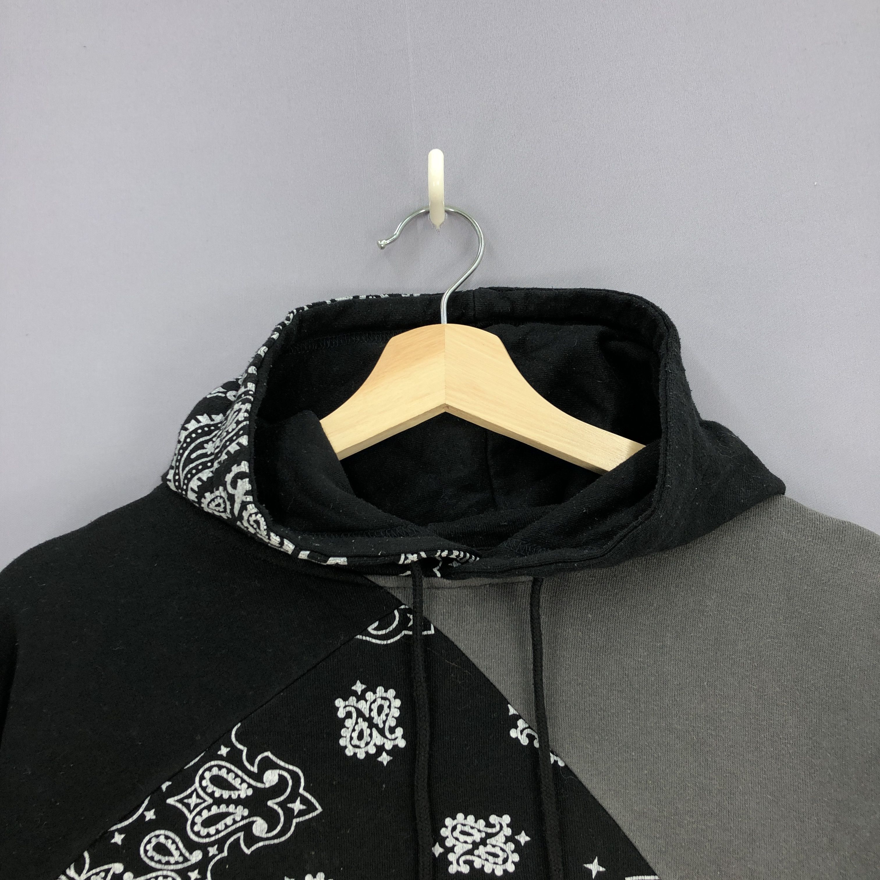 Japanese Brand × Vintage Paisley Sweatshirt Hoodie Japanese Kapital Designer Hooded Size S / US 4 / IT 40 - 6 Thumbnail