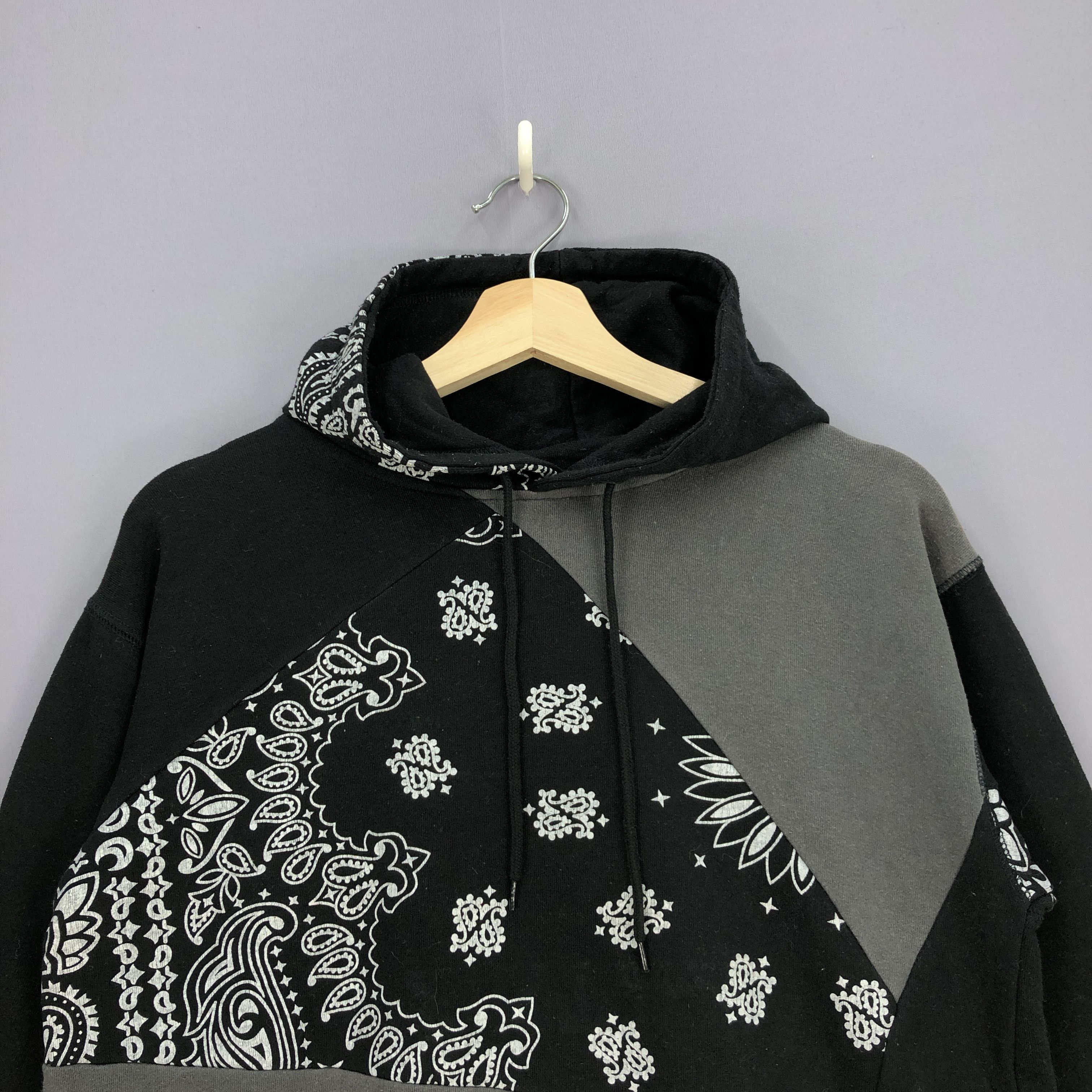 Japanese Brand × Vintage Paisley Sweatshirt Hoodie Japanese Kapital Designer Hooded Size S / US 4 / IT 40 - 3 Thumbnail