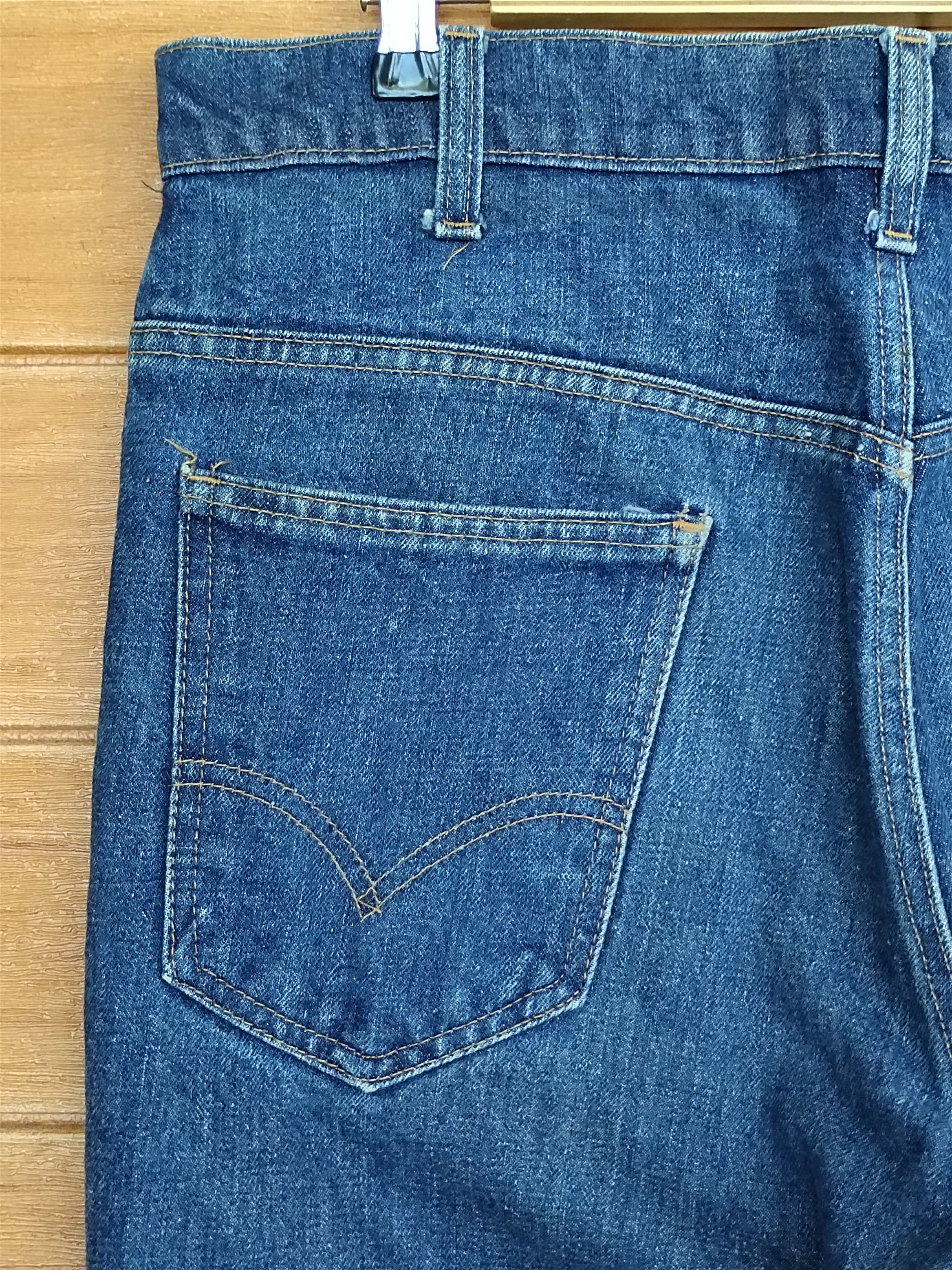 Levi's Vintage Clothing Vintage 70s Levis 646 Orange Tab Bootcut Flare Jeans Size US 34 / EU 50 - 13 Thumbnail