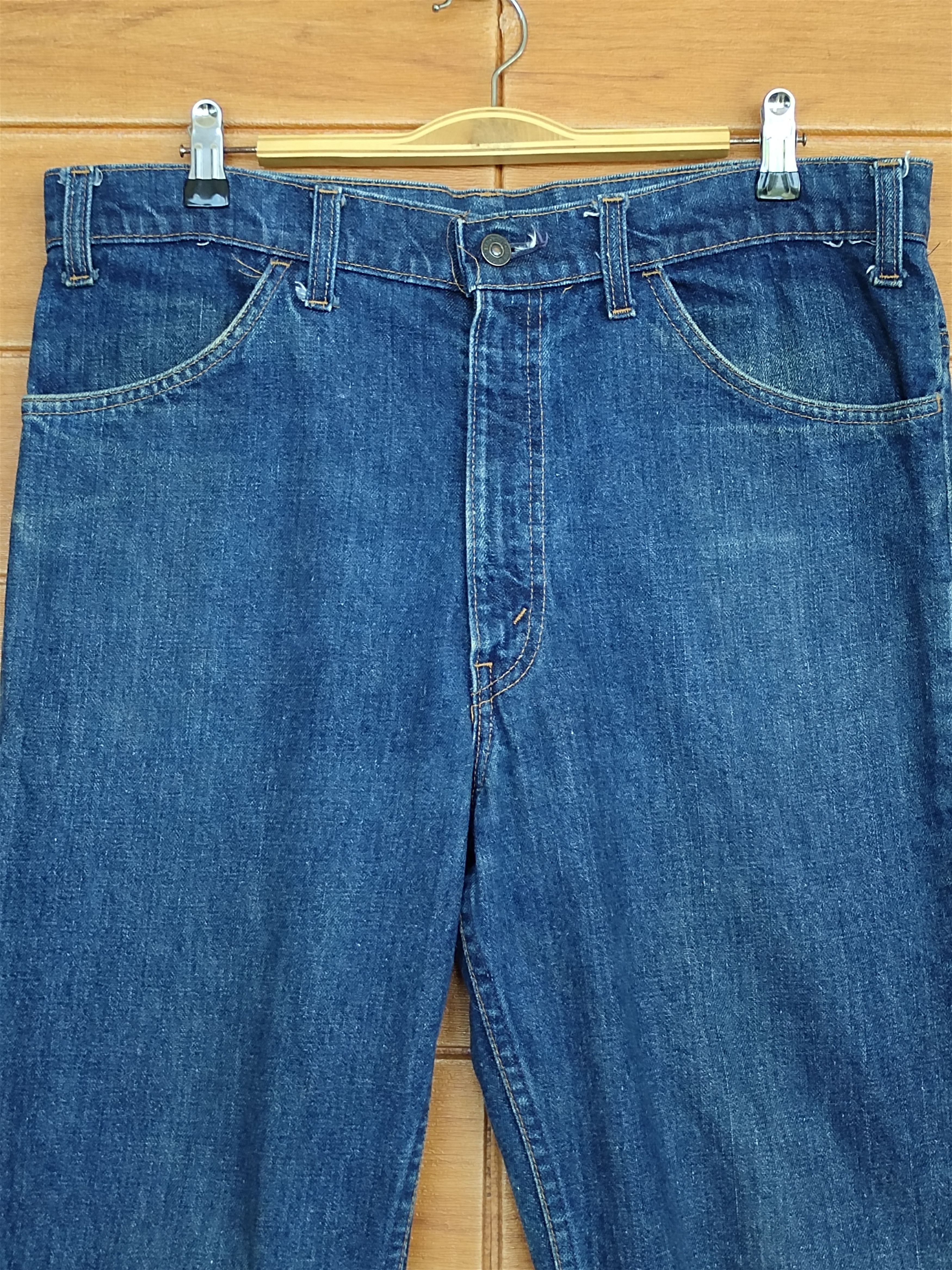 Levi's Vintage Clothing Vintage 70s Levis 646 Orange Tab Bootcut Flare Jeans Size US 34 / EU 50 - 3 Thumbnail