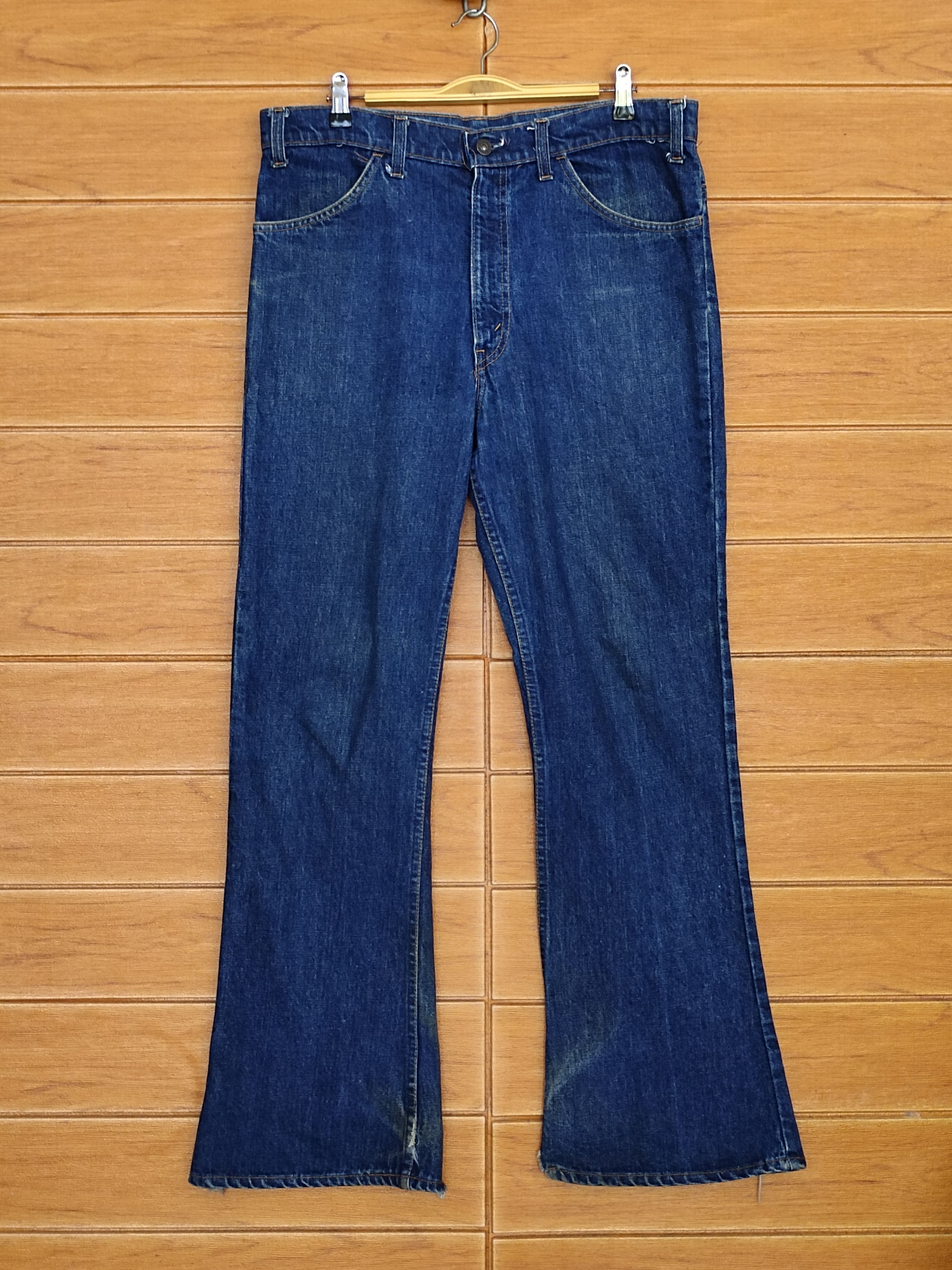Levi's Vintage Clothing Vintage 70s Levis 646 Orange Tab Bootcut Flare Jeans Size US 34 / EU 50 - 2 Thumbnail
