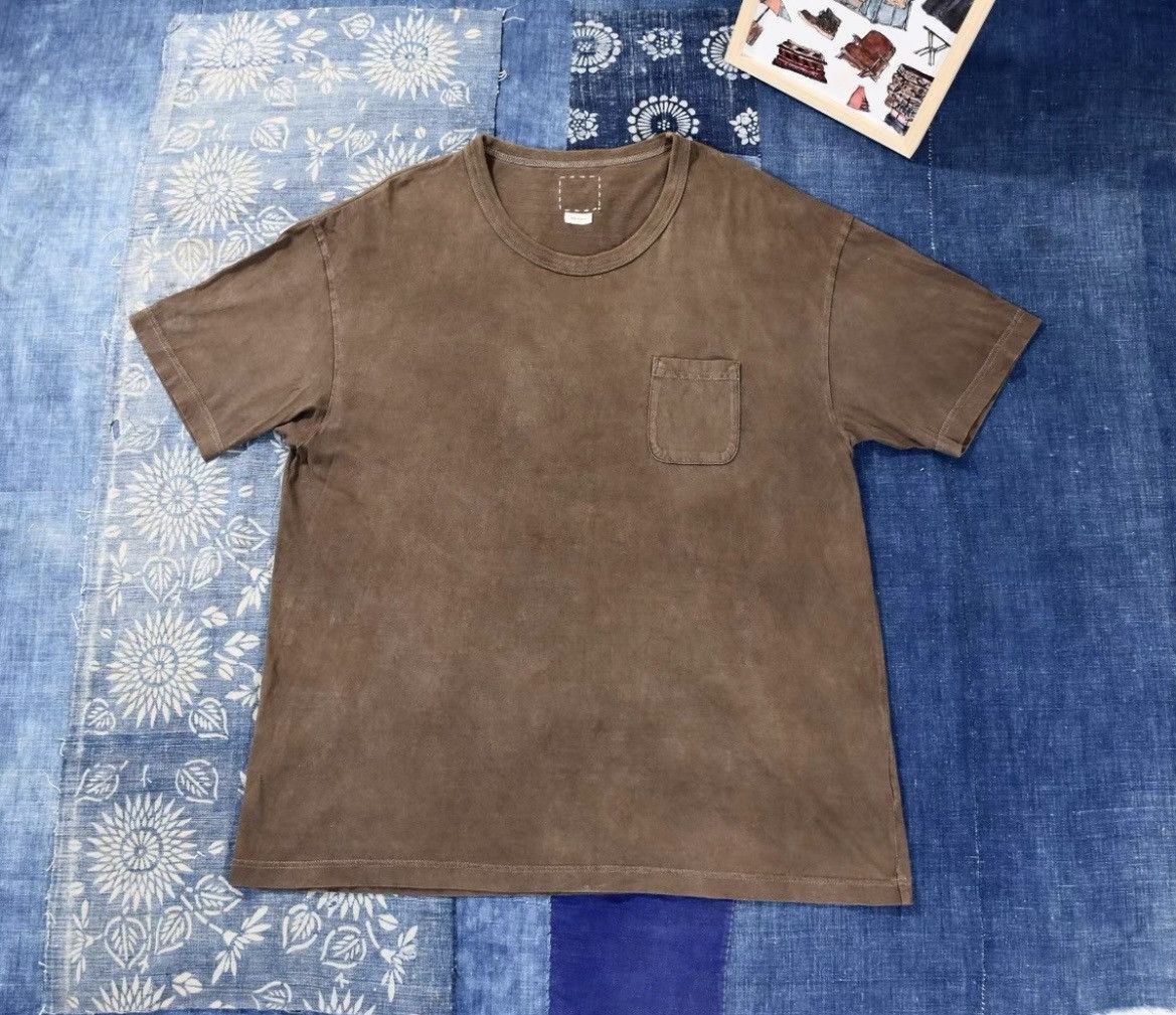 image of Visvim 18Aw Jumbo Tee Mud in Brown, Men's (Size XL)