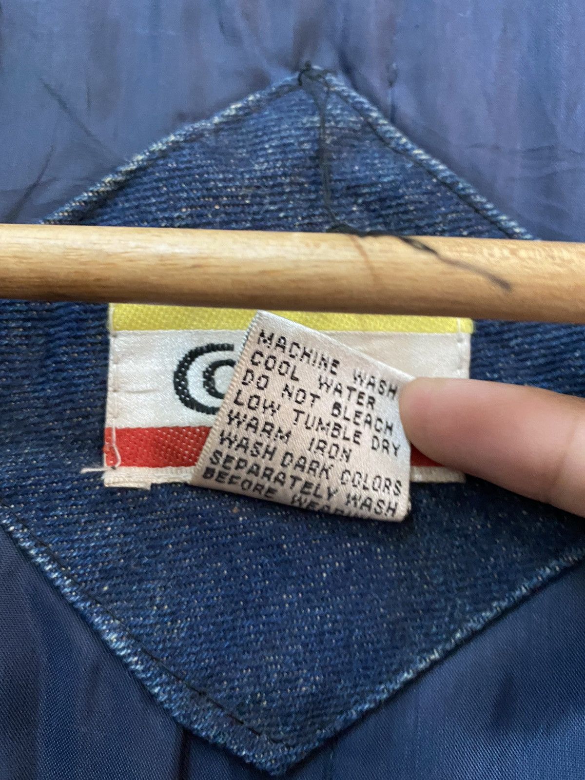 Vintage 🔥UNITED STATES NAVY LEATHER PATCHES PARACHUTE DENIM JACKET Size US L / EU 52-54 / 3 - 11 Thumbnail