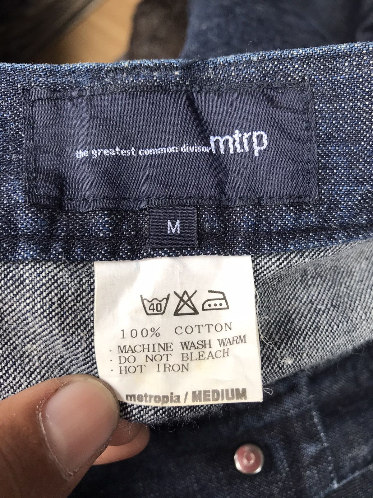 Designer Made In Japan Metropia by Levante Jeans Size US 28 / EU 44 - 9 Thumbnail