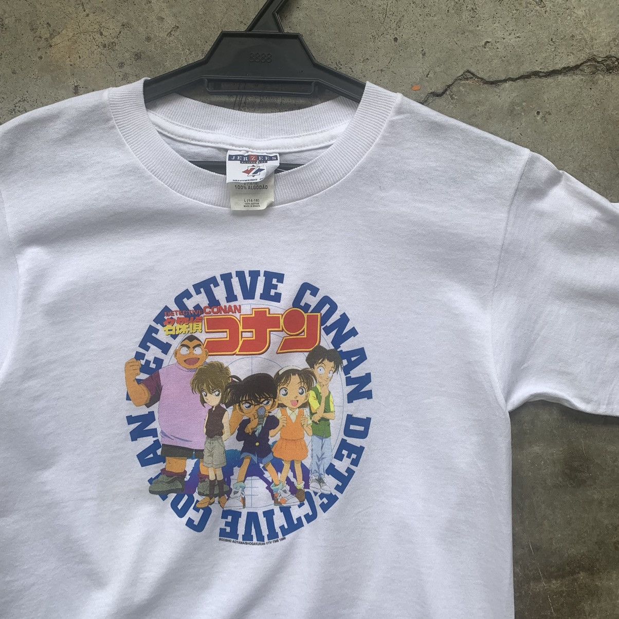 Anime × Japanese Brand × Vintage Detective Conan white t-shirt tee Size US S / EU 44-46 / 1 - 13 Thumbnail