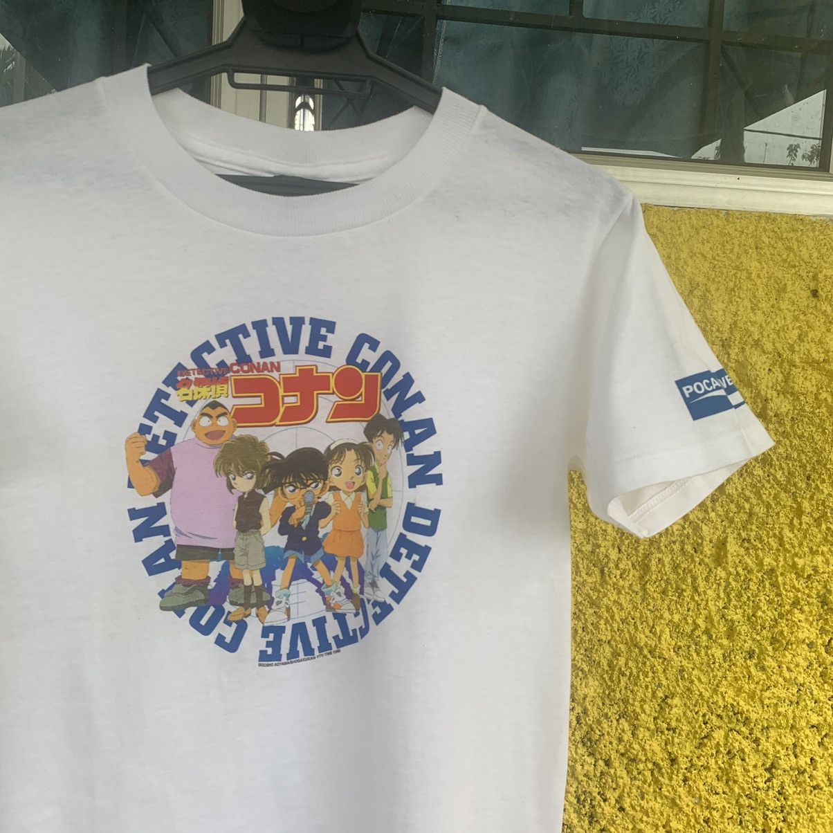 Anime × Japanese Brand × Vintage Detective Conan white t-shirt tee Size US S / EU 44-46 / 1 - 11 Thumbnail