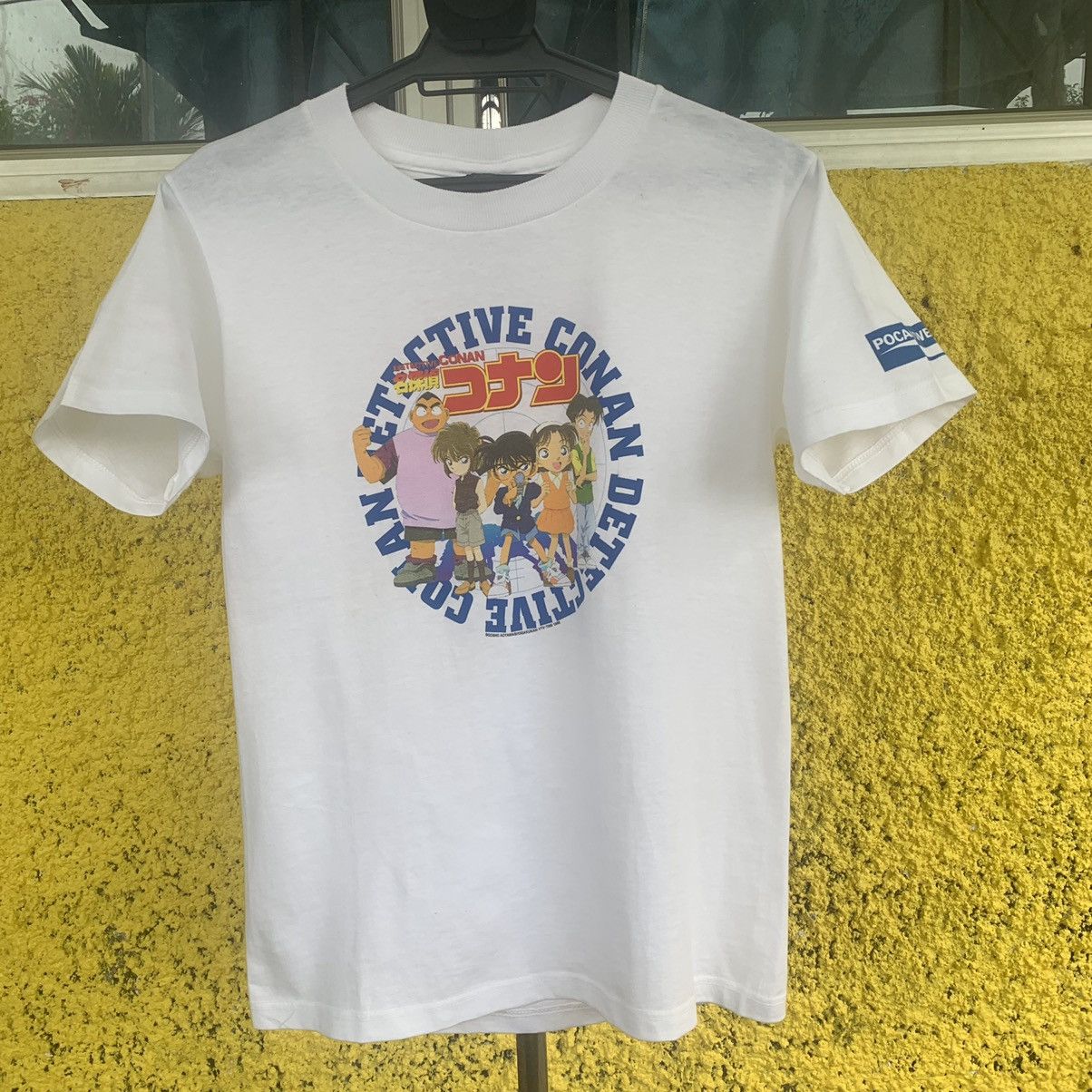 Anime × Japanese Brand × Vintage Detective Conan white t-shirt tee Size US S / EU 44-46 / 1 - 10 Thumbnail