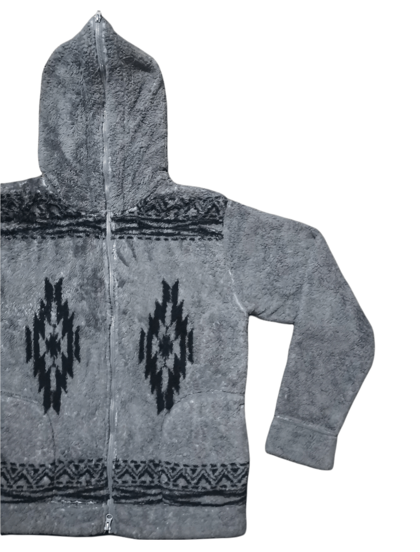 Other Azul By Moussy Sherpa Jacket With Full Zippered Hoodie Size US L / EU 52-54 / 3 - 3 Thumbnail