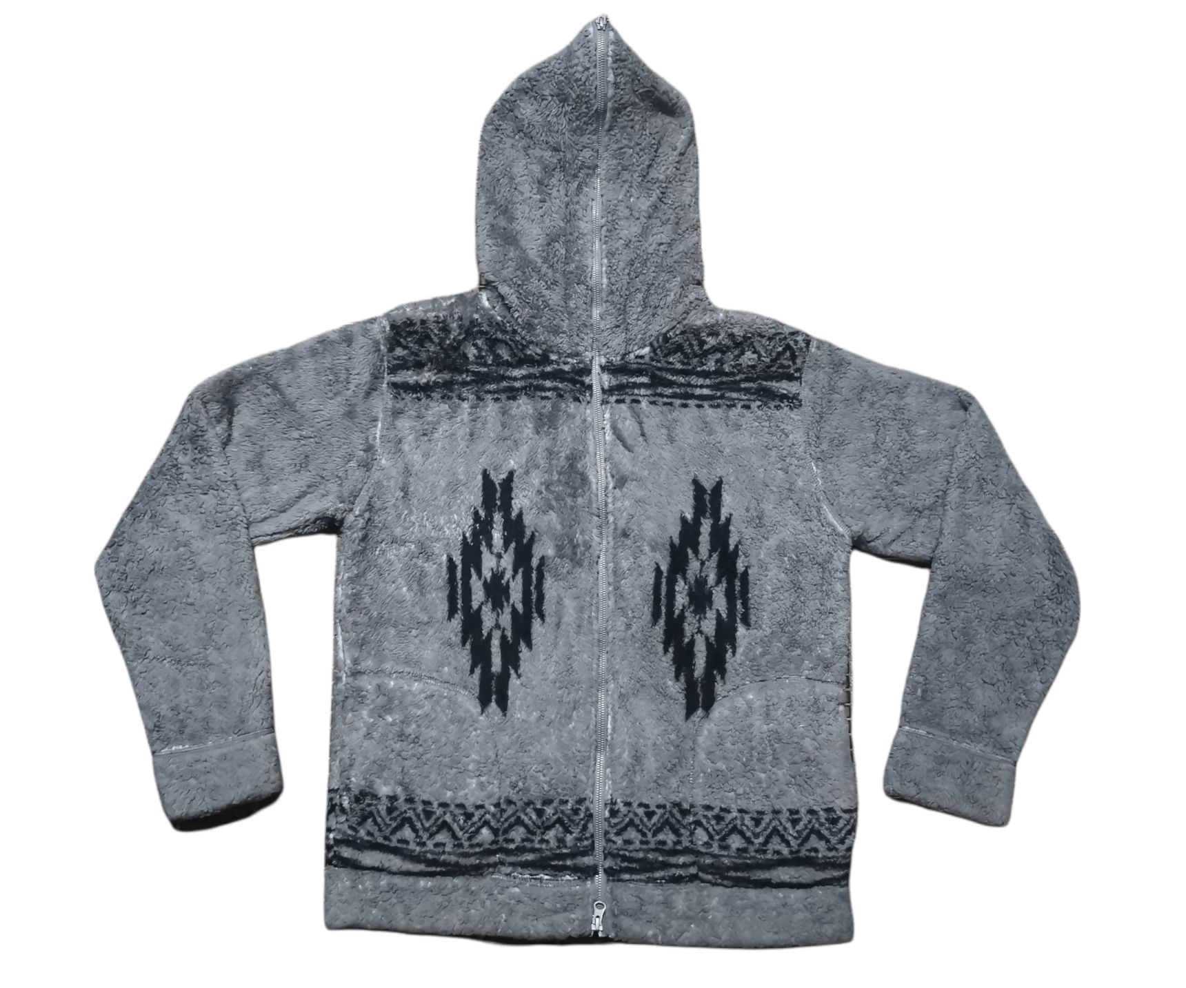 Other Azul By Moussy Sherpa Jacket With Full Zippered Hoodie Size US L / EU 52-54 / 3 - 1 Thumbnail