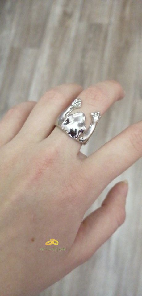 Jewelry Frog Animal Adjustable Rings Size ONE SIZE - 2 Thumbnail