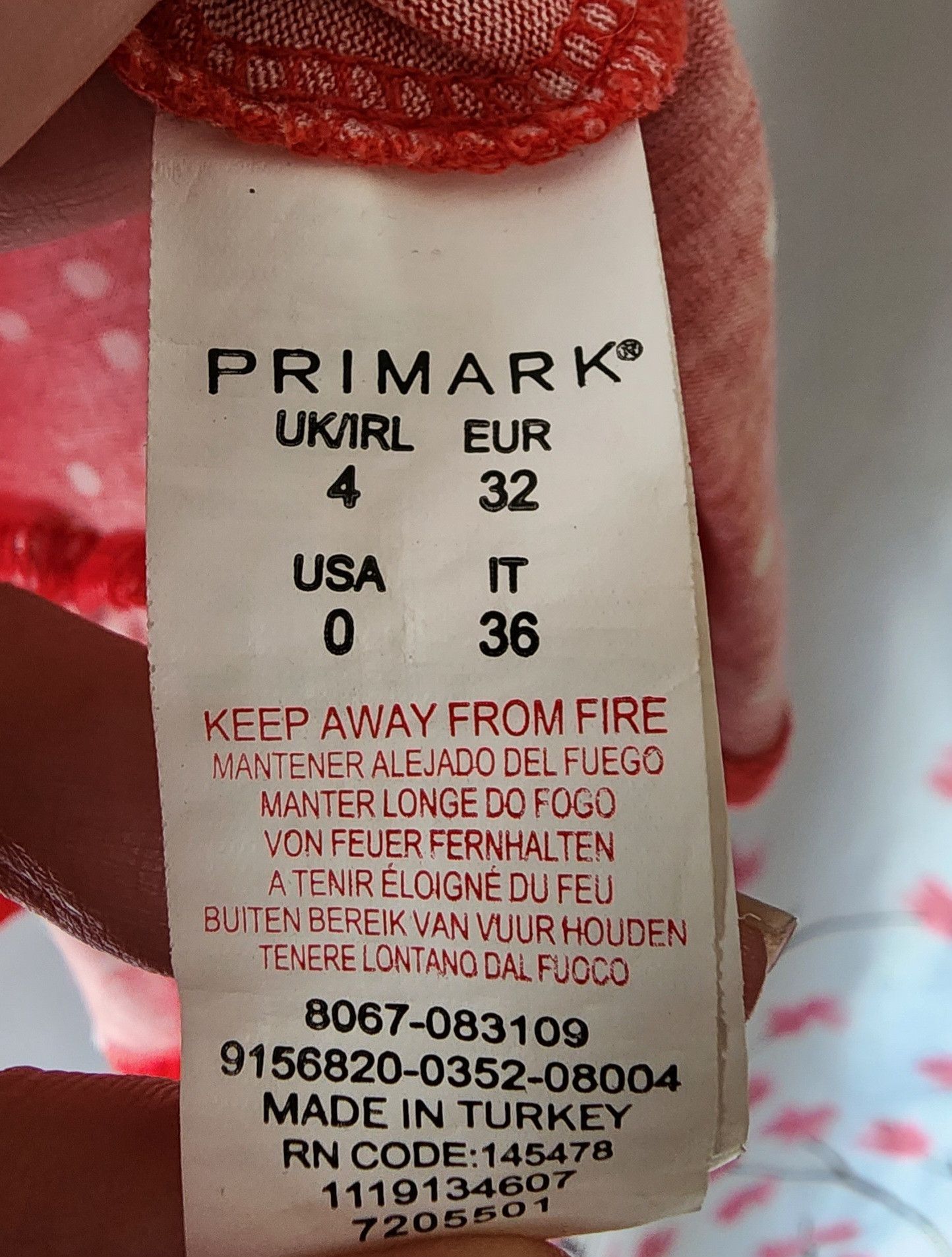 Other Primark Red Polka Dot Peplum Short Sleeve Shirt Size XS Size XS / US 0-2 / IT 36-38 - 3 Thumbnail