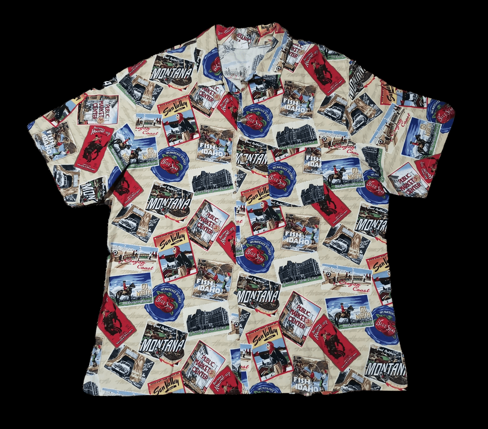 Vintage 🔥Vintage🔥 Fullprint Hawaiian Shirt - Nice Design Size US XL / EU 56 / 4 - 1 Thumbnail