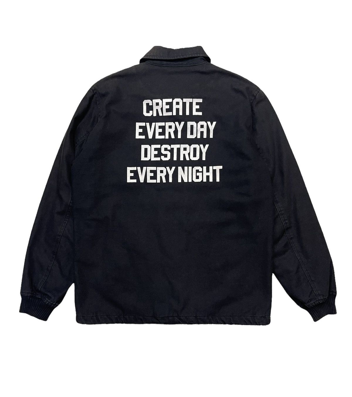 X-LARGE X-Large SunFaded Black Cotton Coach Jacket Size US M / EU 48-50 / 2 - 1 Thumbnail
