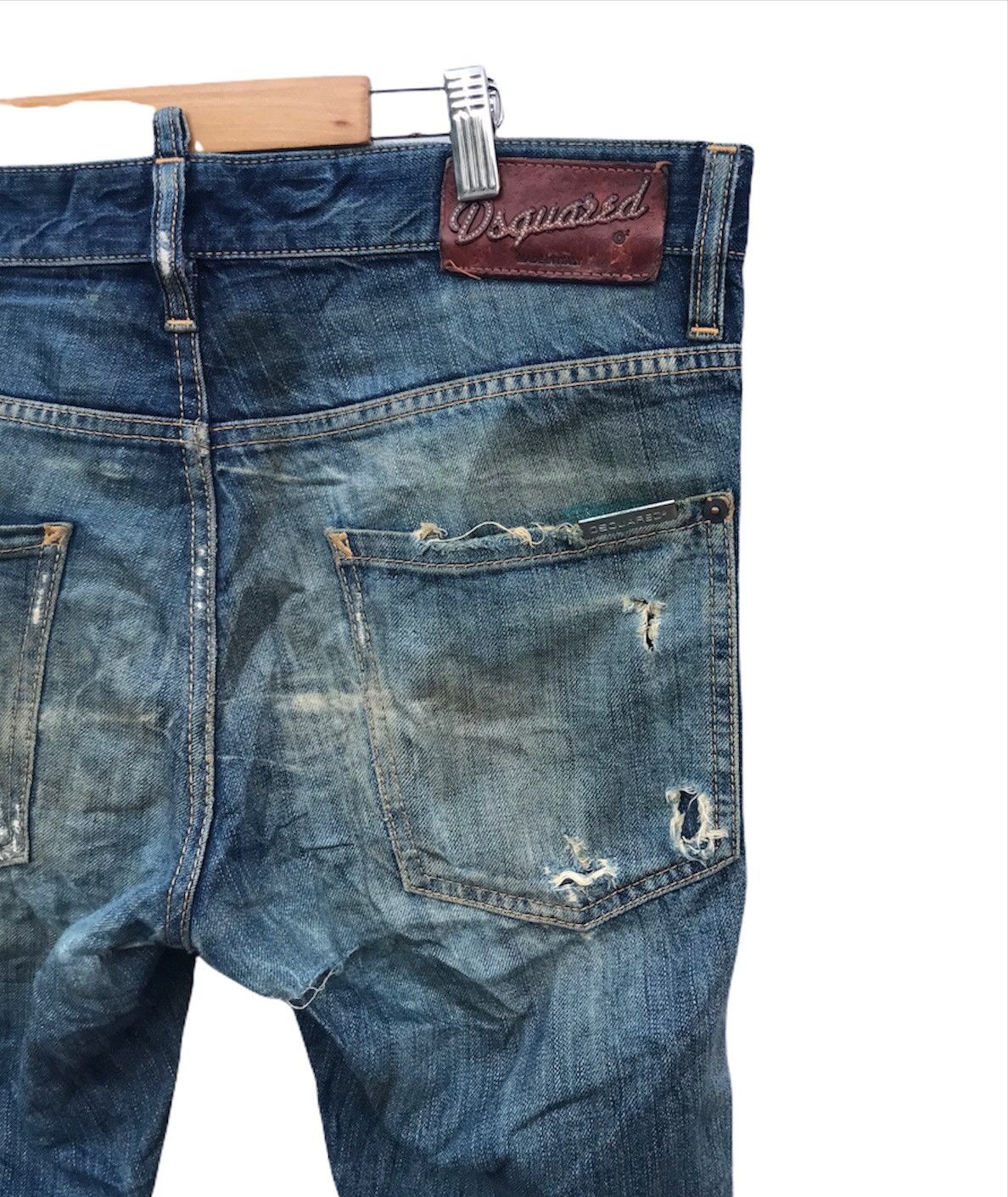Dsquared2 DSquared2 distressed denim jeans Size US 34 / EU 50 - 2 Thumbnail