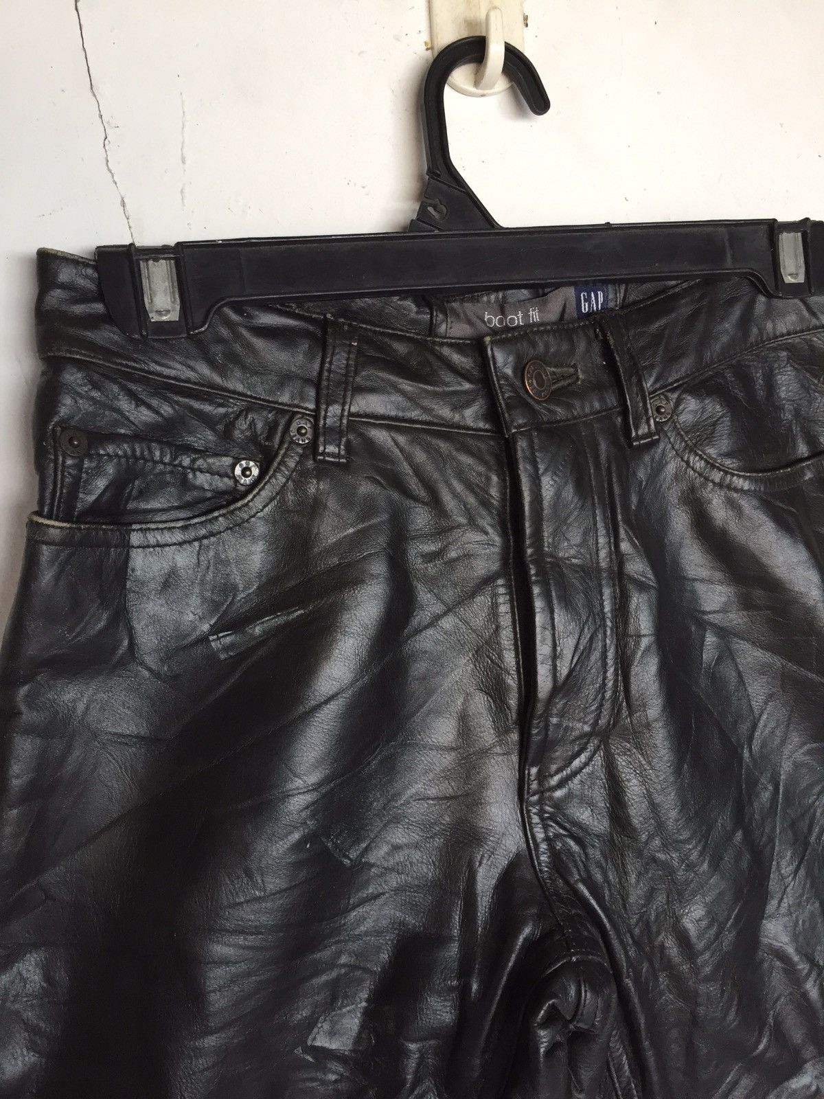Gap Vintage GAP Leather Pants Size US 28 / EU 44 - 3 Thumbnail