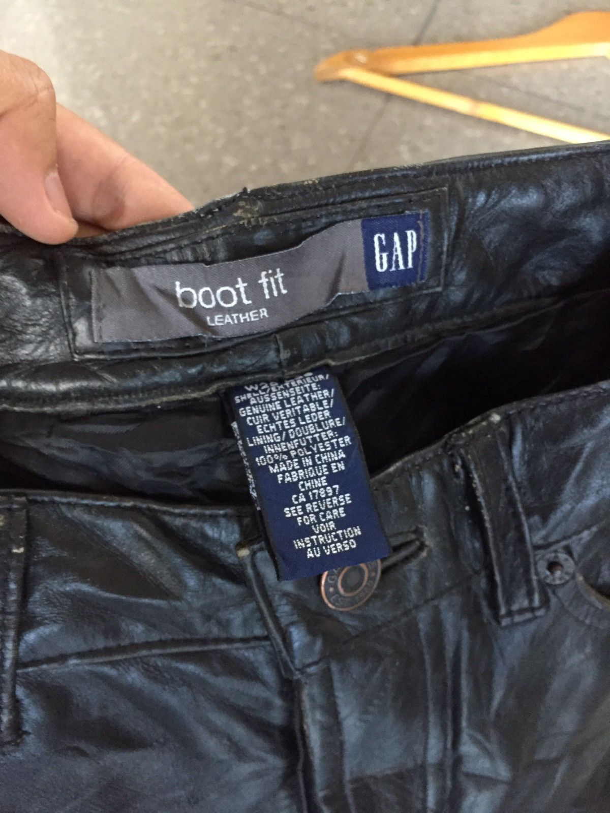 Gap Vintage GAP Leather Pants Size US 28 / EU 44 - 4 Thumbnail