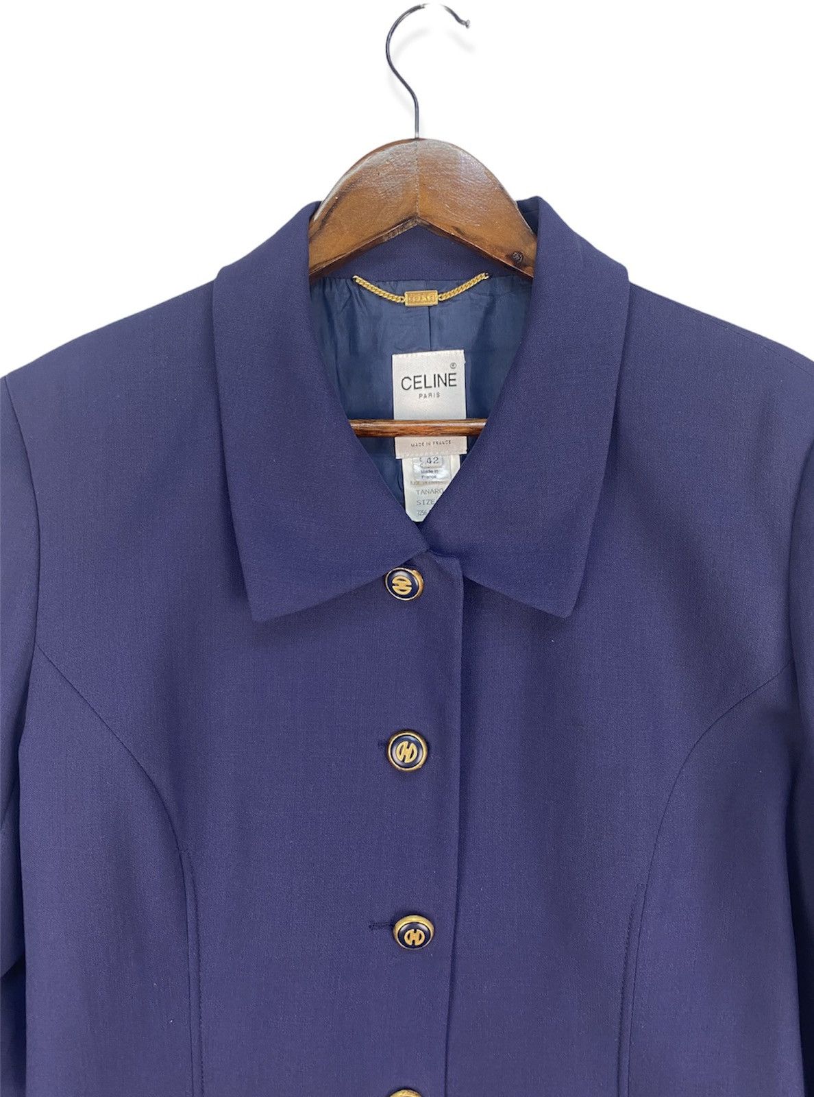 Celine Celine Paris Button Jacket/Blazer Woman Size XS / US 0-2 / IT 36-38 - 2 Thumbnail