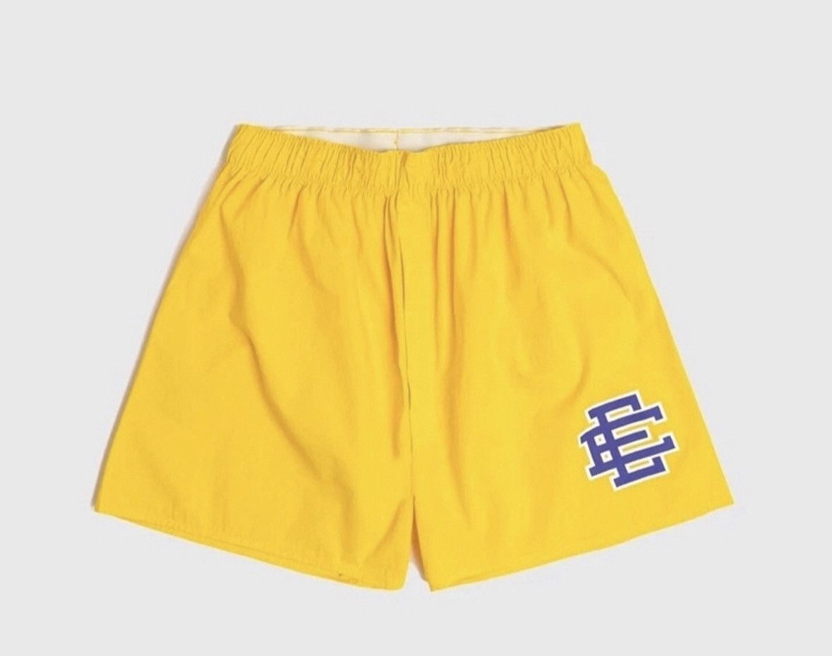 Eric Emanuel EE House Shorts Yellow Lakers XL Size US 36 / EU 52 - 3 Thumbnail