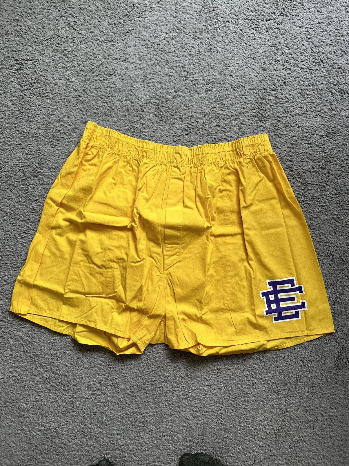 Eric Emanuel EE House Shorts Yellow Lakers XL Size US 36 / EU 52 - 4 Thumbnail