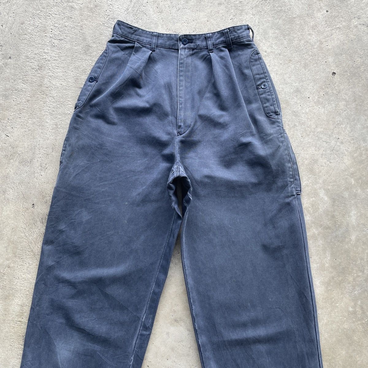 Japanese Brand 🔥W22x27.5🔥 Vintage Mademoiselle Non Non Sport Cargo Pants Size US 26 / EU 42 - 3 Thumbnail