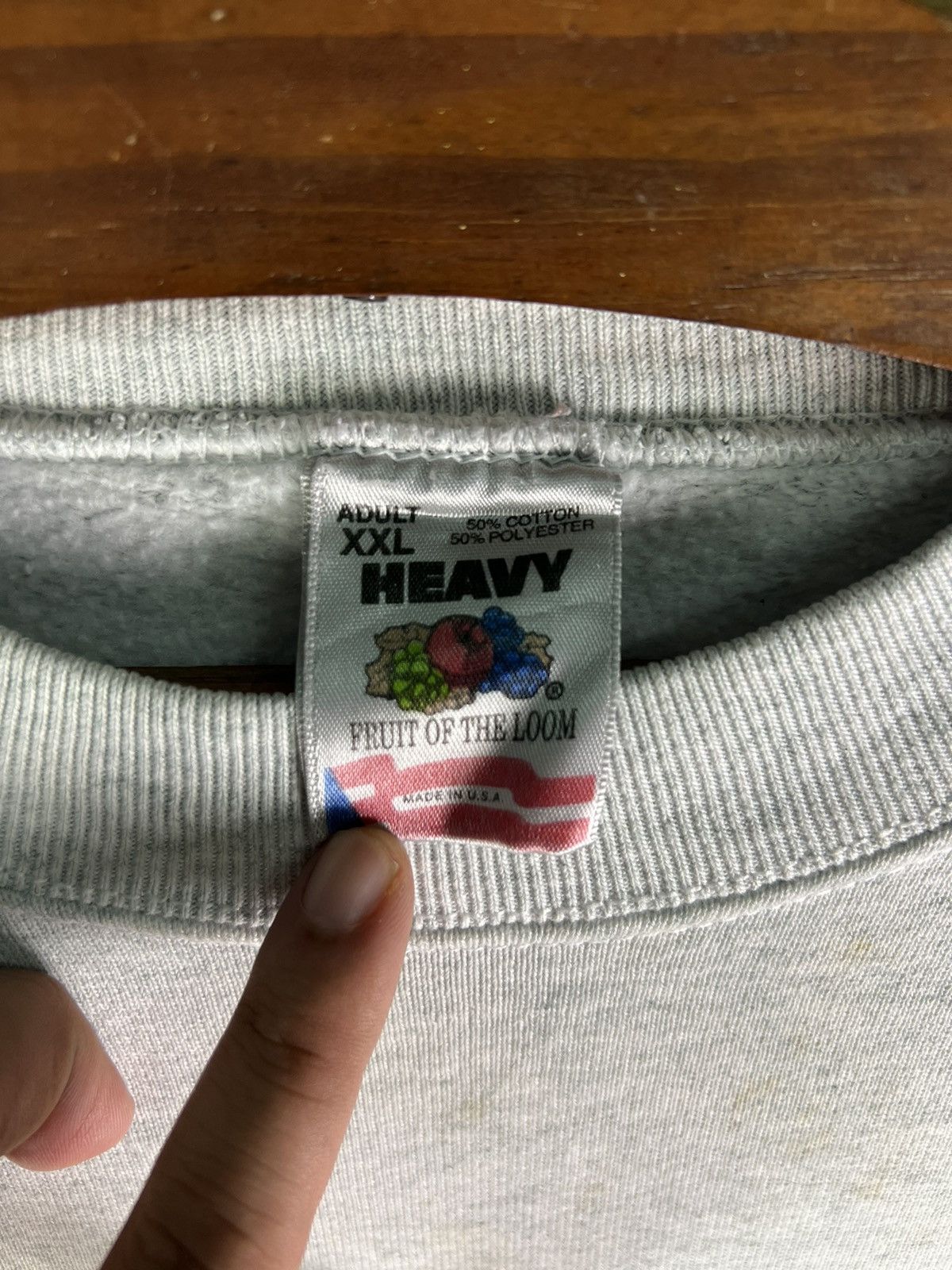 Fruit Of The Loom × Vintage Vintage Sweatshirt 90’s Freedom Flight Pow Mia Size US XXL / EU 58 / 5 - 8 Thumbnail
