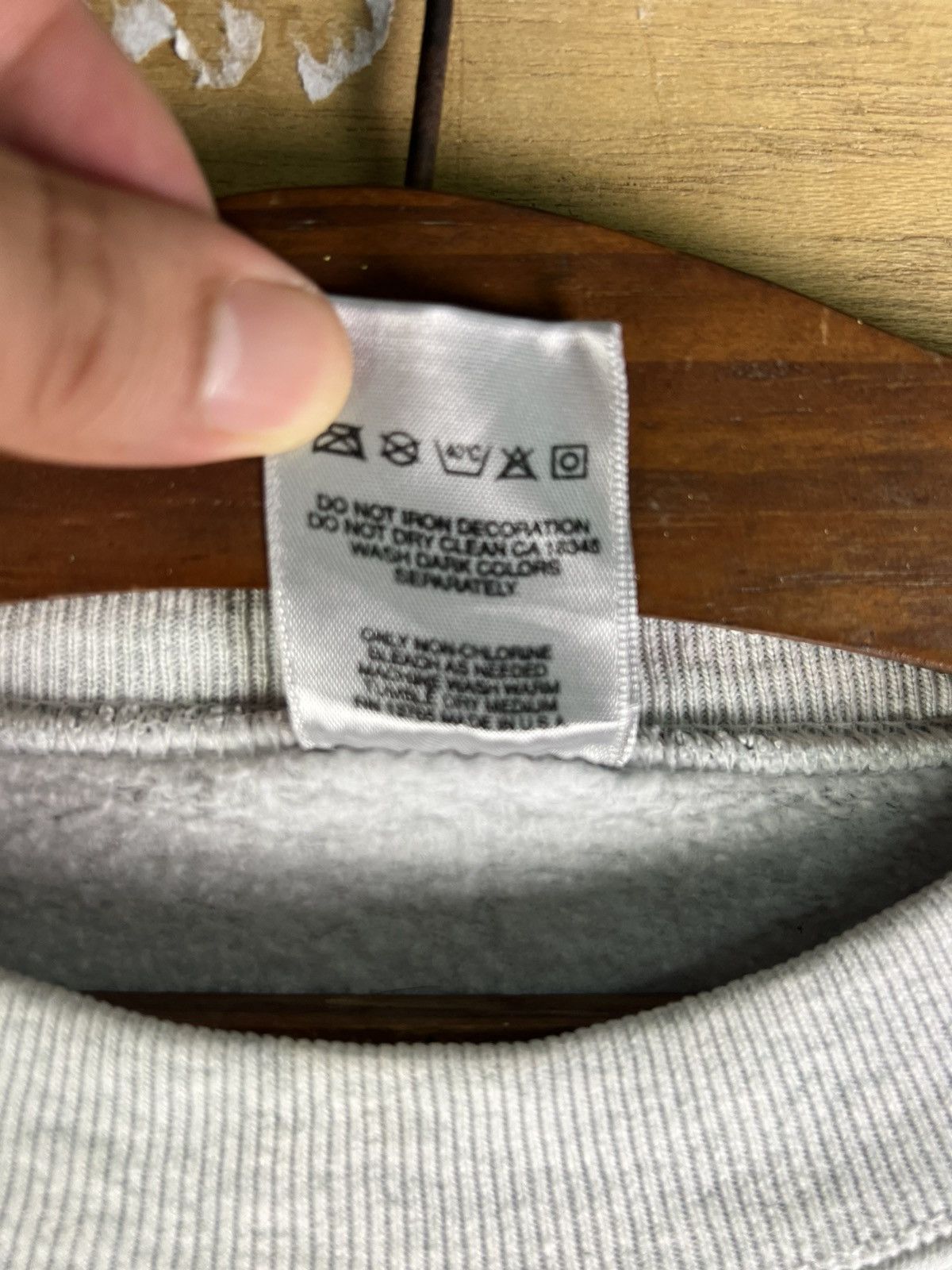 Fruit Of The Loom × Vintage Vintage Sweatshirt 90’s Freedom Flight Pow Mia Size US XXL / EU 58 / 5 - 9 Thumbnail