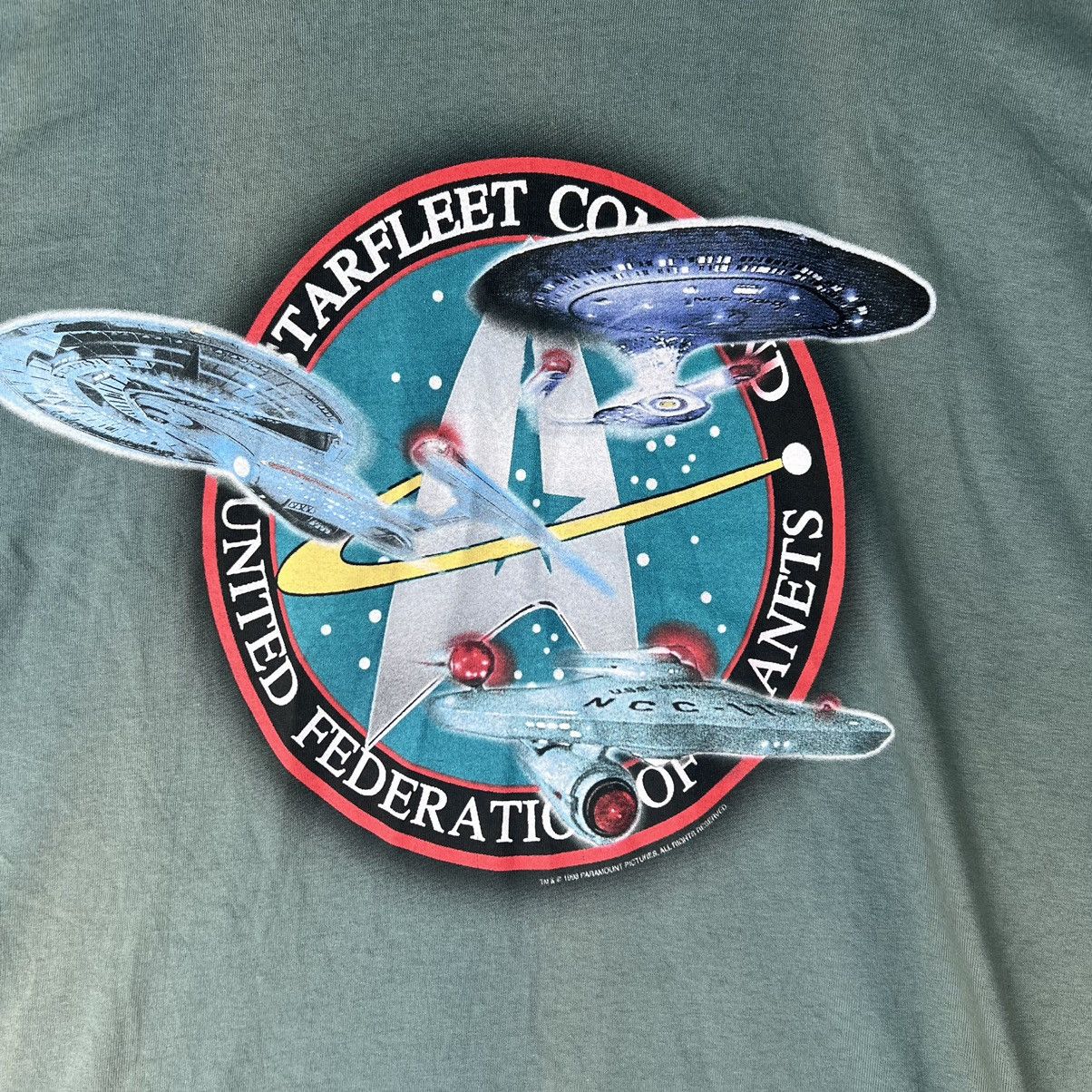 Vintage VINTAGE TEE SHIRT STAR TREK COPYRIGHT 1999 Size US L / EU 52-54 / 3 - 3 Thumbnail