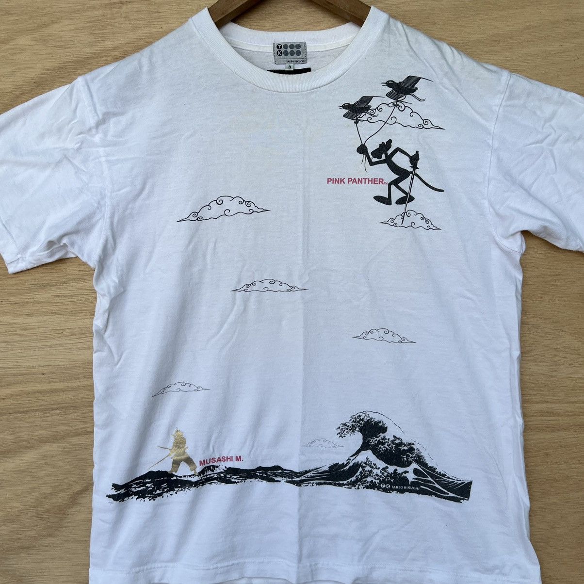 Designer × Takeo Kikuchi × Vintage VINTAGE TEE SHIRT TAKEO KIKUCHI X PINK PANTHER Size US M / EU 48-50 / 2 - 3 Thumbnail