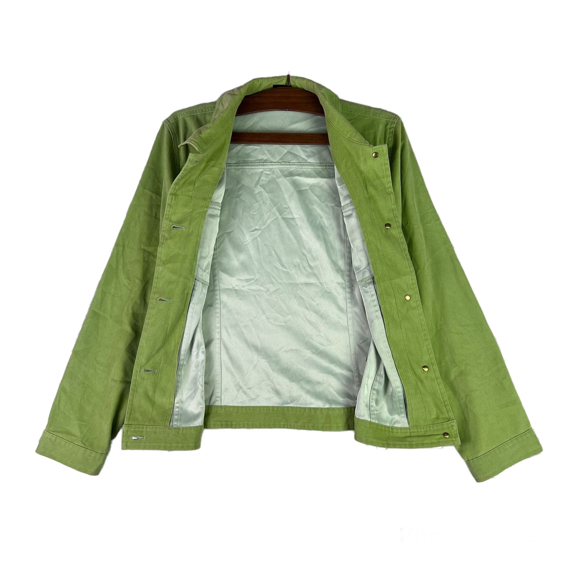 Japanese Brand JACKET JINO HOUSE SENSATIONAL GREEN LIME Size S / US 4 / IT 40 - 2 Thumbnail