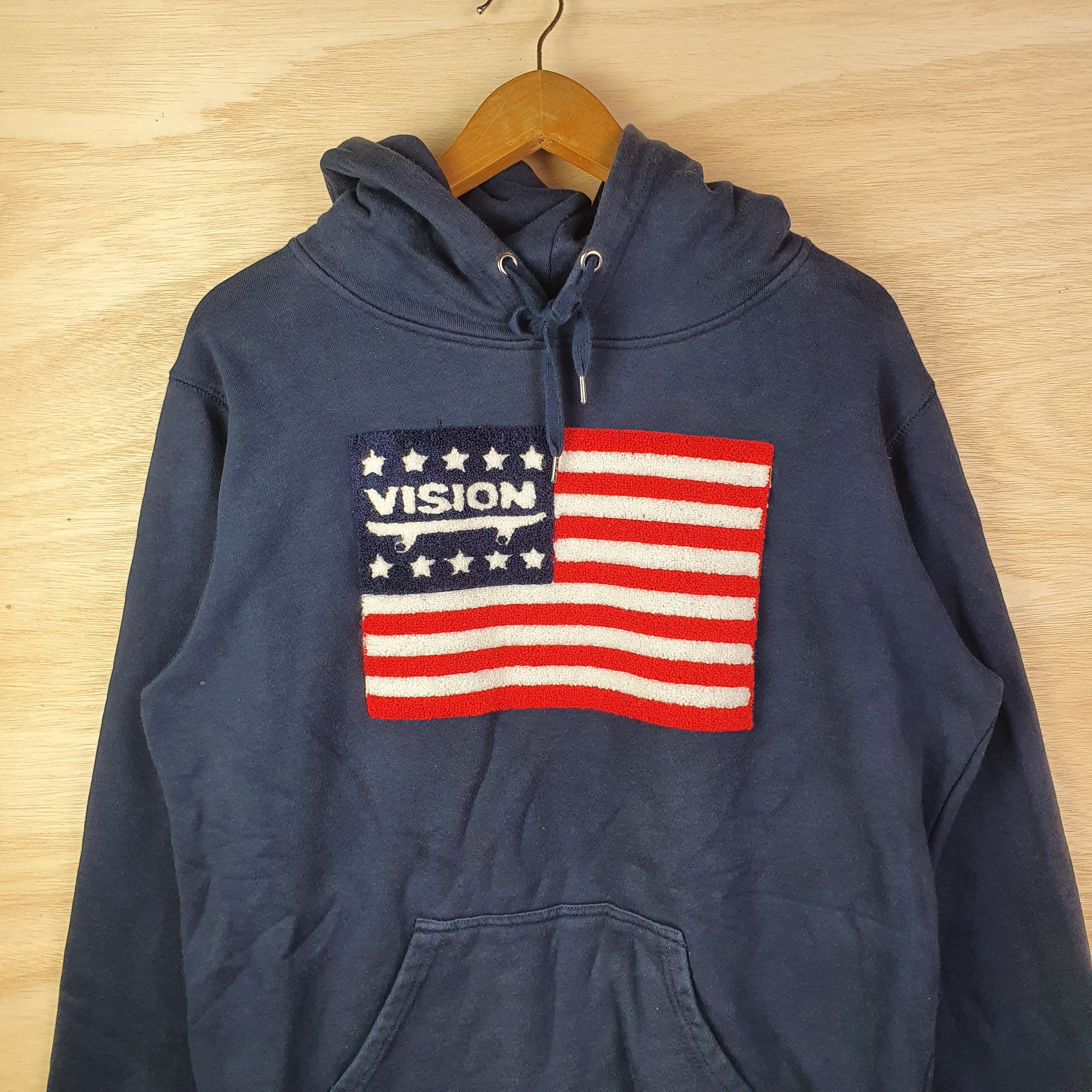 Vision Streetwear HOODIES VISION STREET WEAR CARPET LOGO US FLAG Size US L / EU 52-54 / 3 - 3 Thumbnail