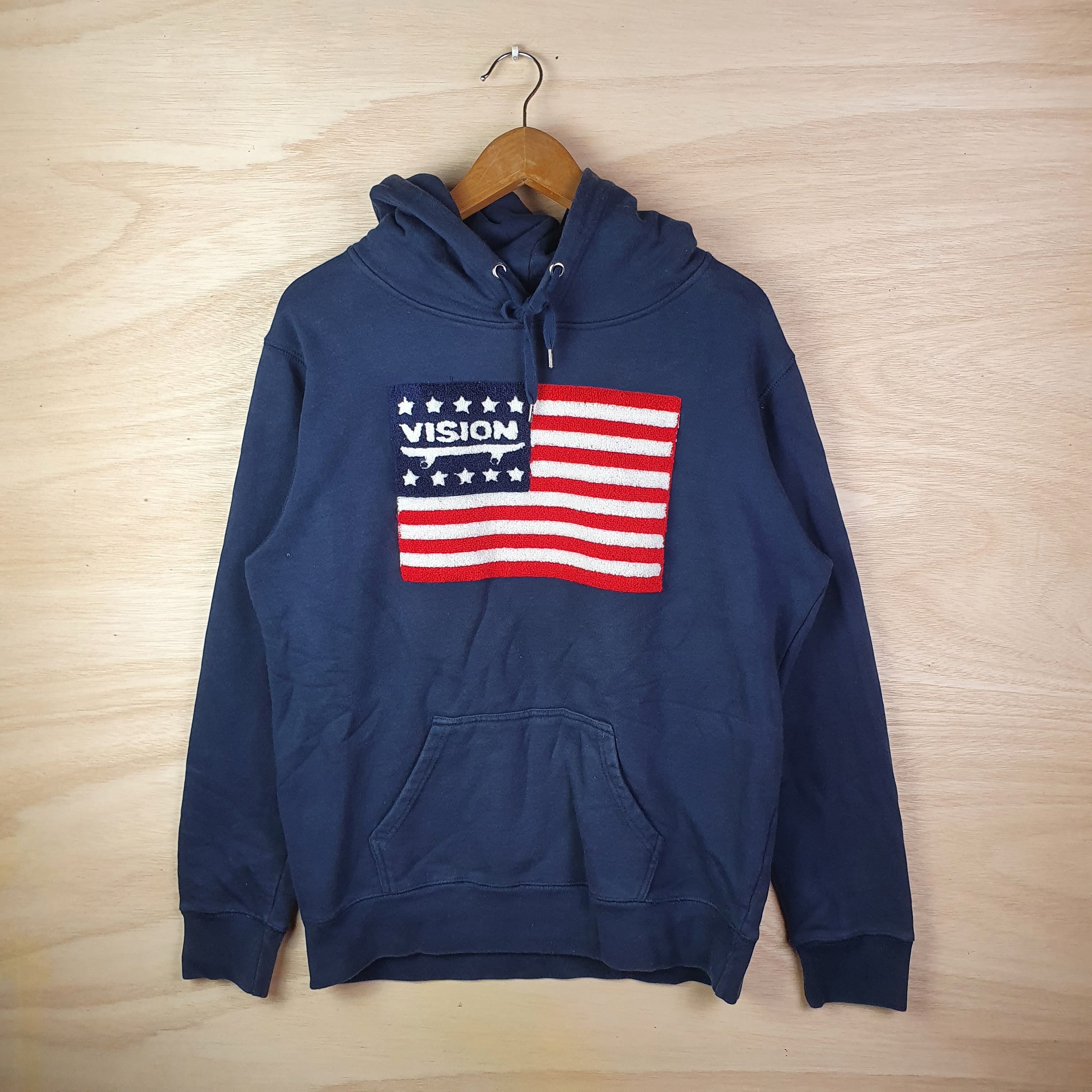 Vision Streetwear HOODIES VISION STREET WEAR CARPET LOGO US FLAG Size US L / EU 52-54 / 3 - 1 Thumbnail
