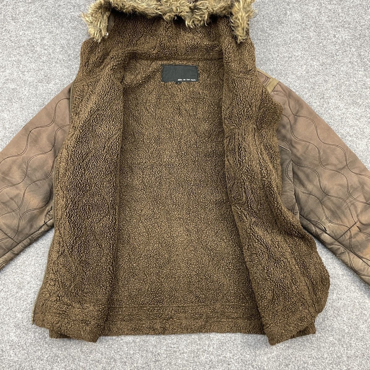 Japanese Brand × Vintage Vintage Distressed Japanese Brand Puffer Sherpa Jacket Size US M / EU 48-50 / 2 - 7 Thumbnail