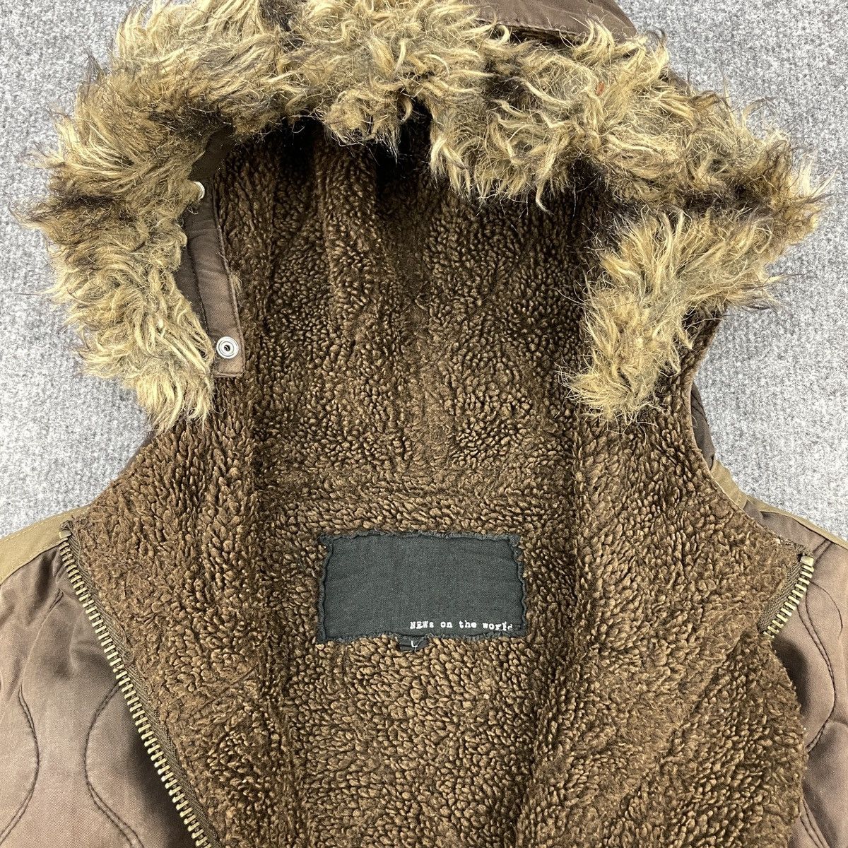 Japanese Brand × Vintage Vintage Distressed Japanese Brand Puffer Sherpa Jacket Size US M / EU 48-50 / 2 - 6 Thumbnail
