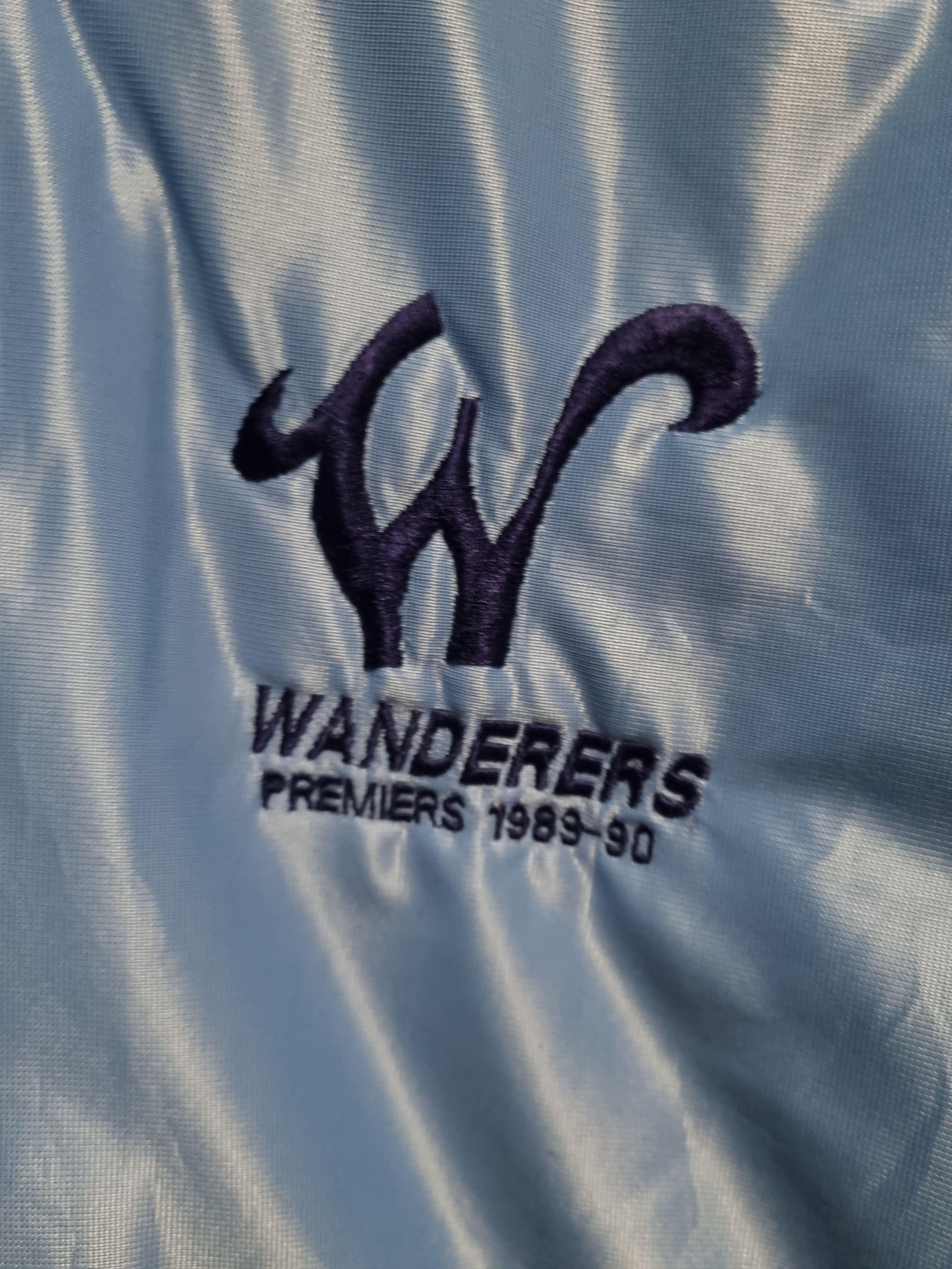 Vintage Wanderers Premiers 1989-90 Bomber Jacket x Sportswear Size US L / EU 52-54 / 3 - 6 Thumbnail
