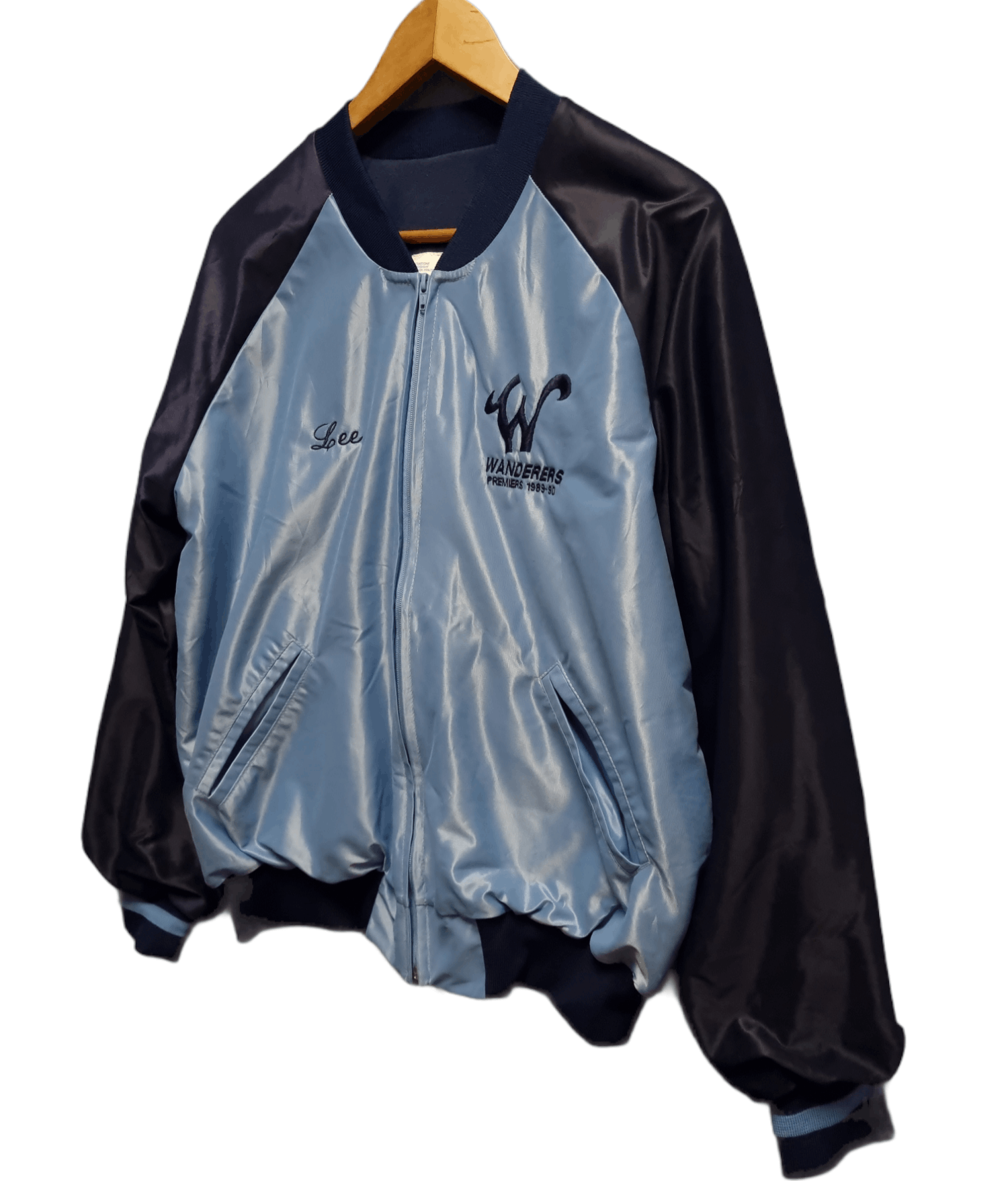 Vintage Wanderers Premiers 1989-90 Bomber Jacket x Sportswear Size US L / EU 52-54 / 3 - 3 Thumbnail