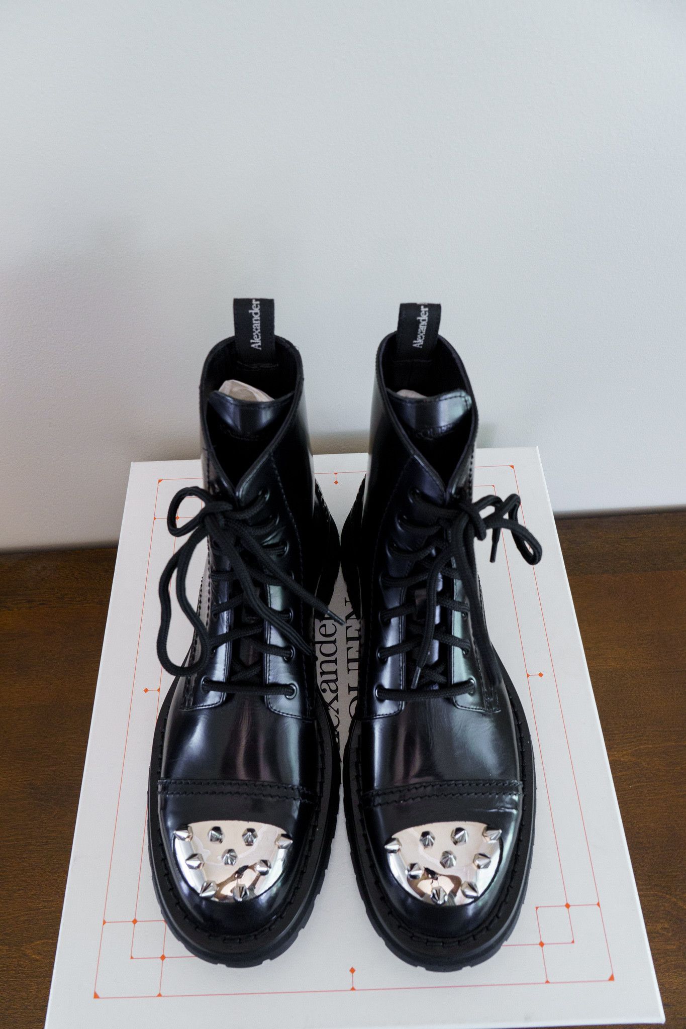 Alexander McQueen BNIB Alexander McQueen Punk Stud Toe Boots sz 41 Size US 8 / EU 41 - 17 Thumbnail