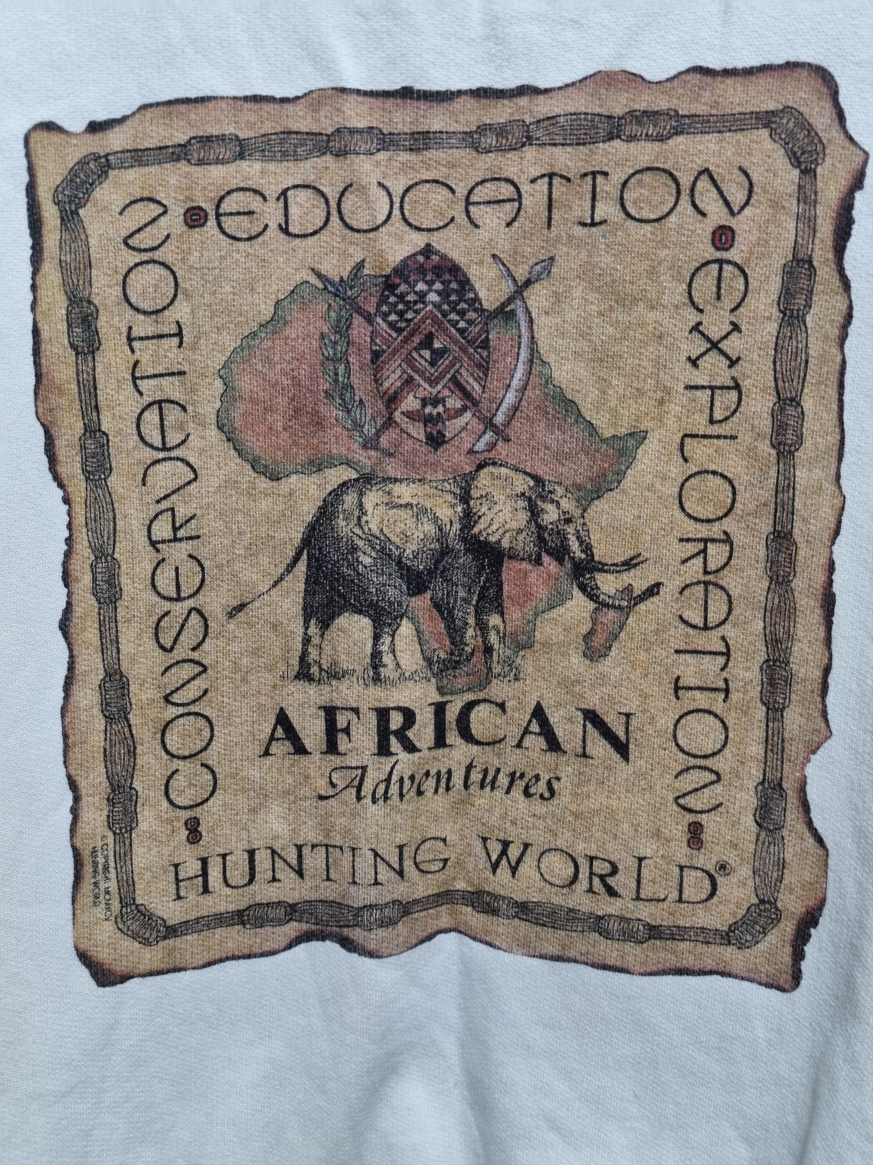 Vintage 🔥Vintage 🔥Hunting World Sweatshirt Size US L / EU 52-54 / 3 - 3 Thumbnail