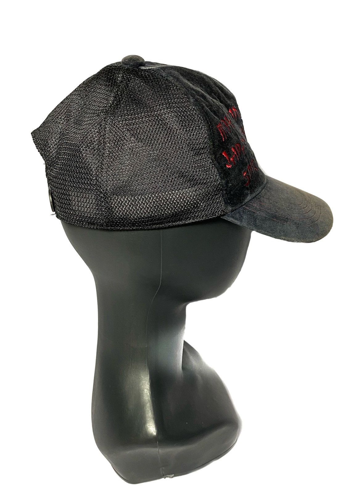 Japanese Brand Velvet Dragon-Embroidered Baseball Cap Size ONE SIZE - 7 Thumbnail