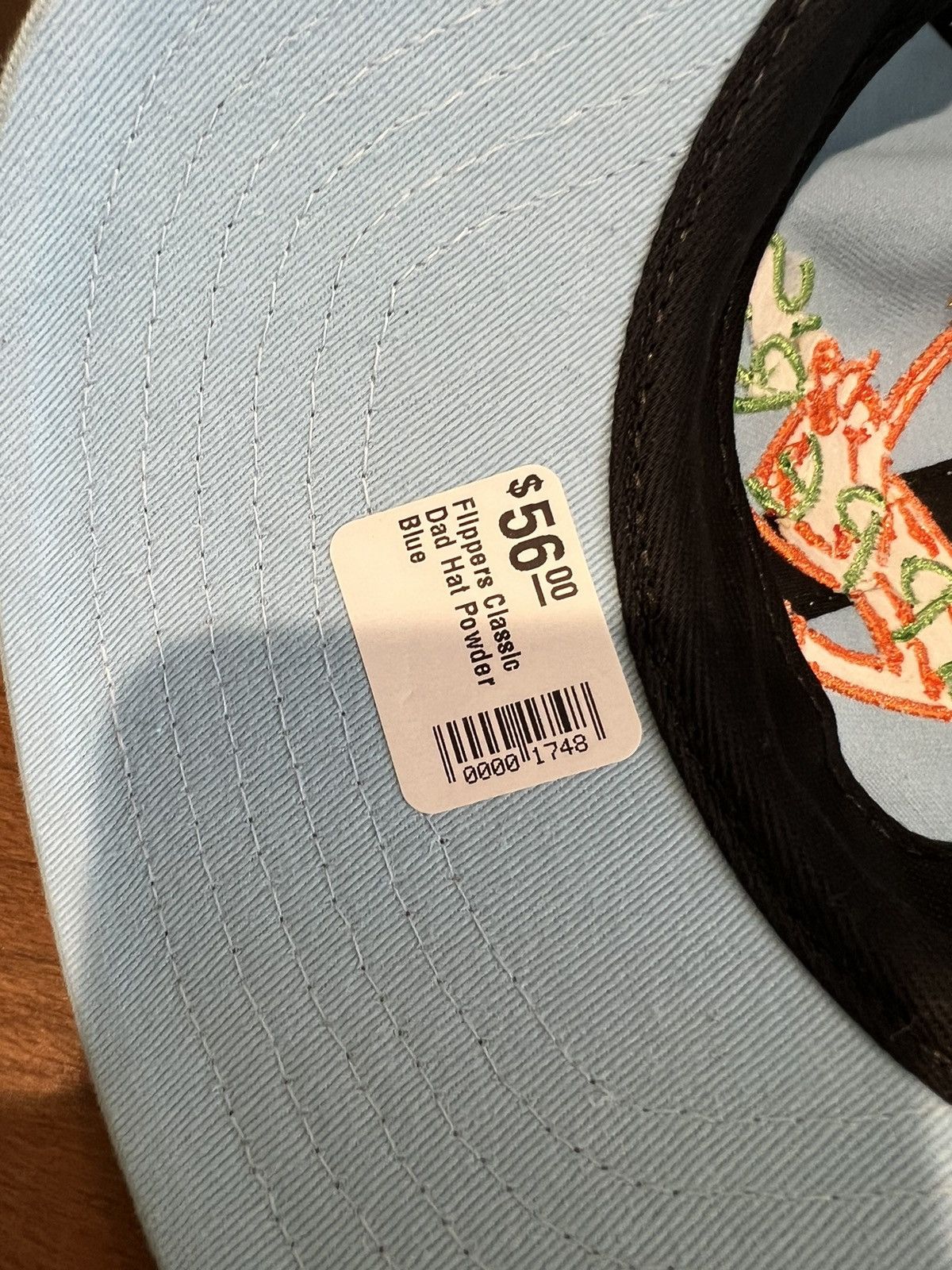 Other Flippers Classic Dad Hat Powder Blue Size ONE SIZE - 4 Thumbnail
