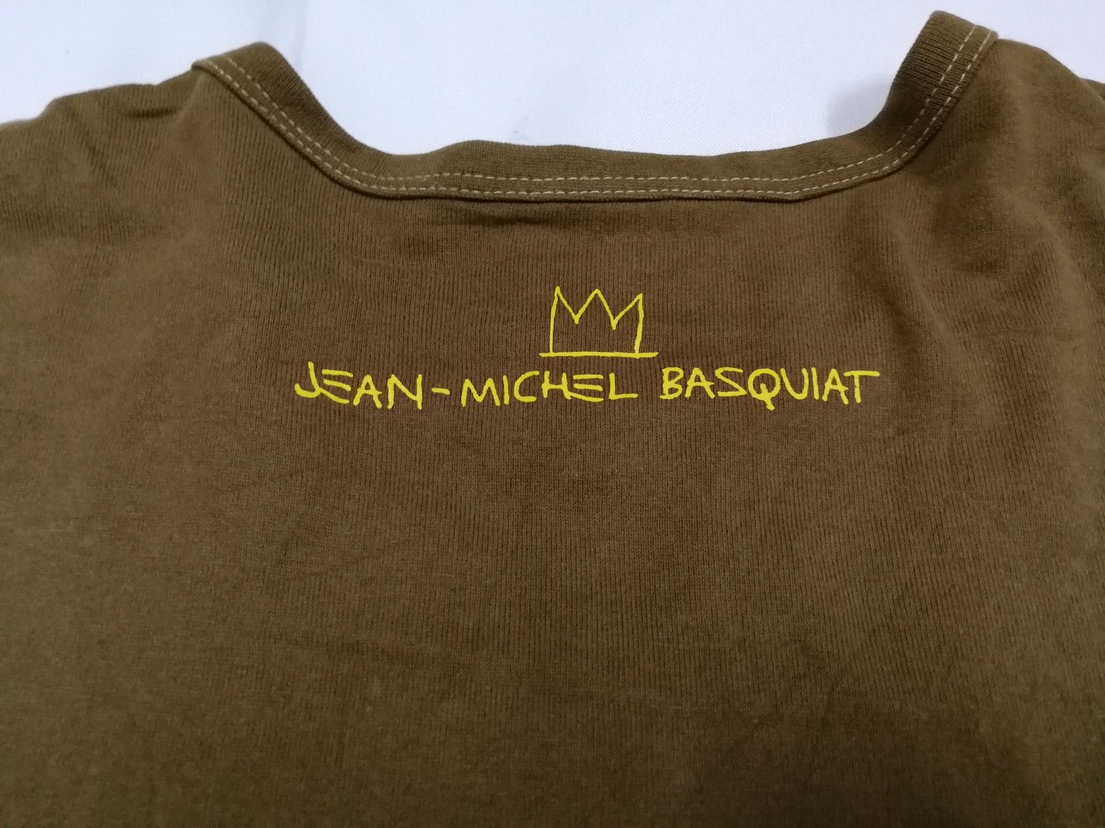 Jean-Michel Basquiat JEAN MICHEL BASQUIAT Face Art John Lennon Tee Size US L / EU 52-54 / 3 - 6 Thumbnail