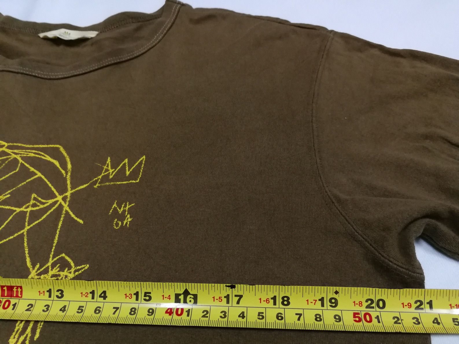 Jean-Michel Basquiat JEAN MICHEL BASQUIAT Face Art John Lennon Tee Size US L / EU 52-54 / 3 - 3 Thumbnail
