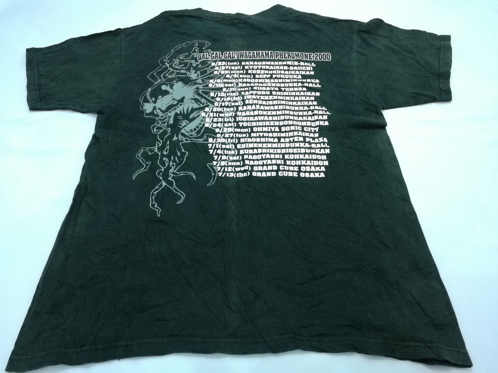 Band Tees SEX MACHINEGUNS GAL! WAGAMAMA PHENOMONE 2000 Japan Tour Size US S / EU 44-46 / 1 - 6 Thumbnail
