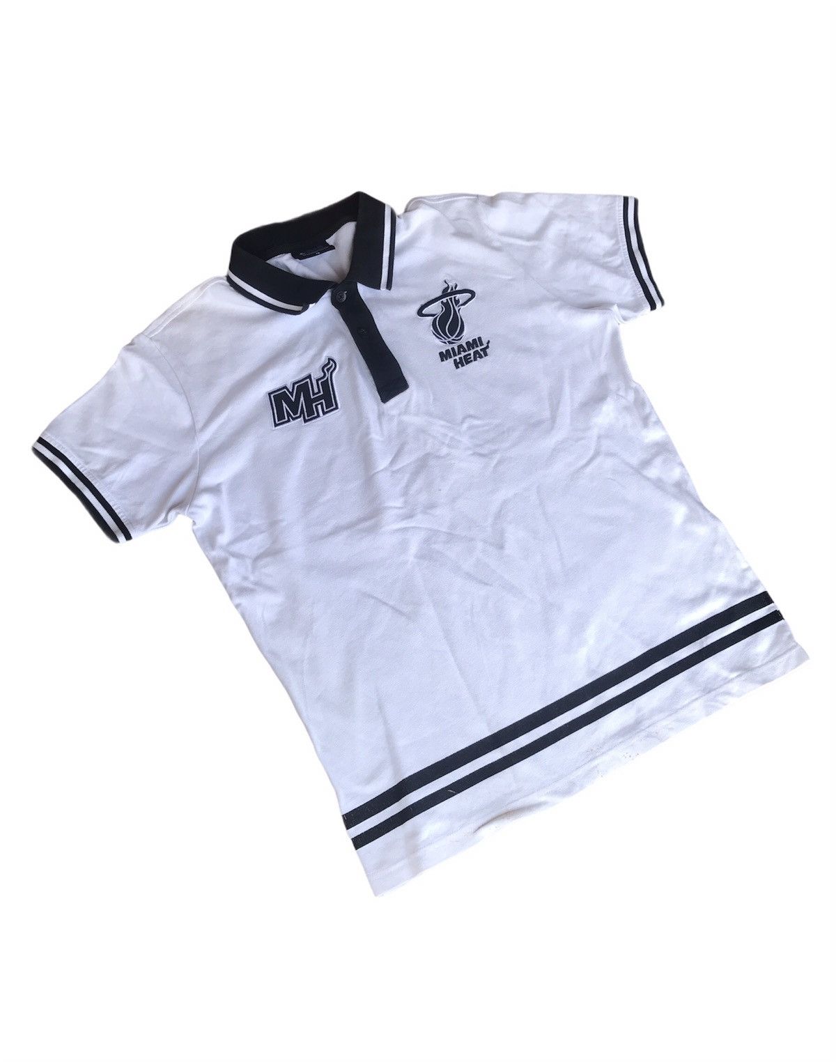 NBA Vintage MIAMI HEAT Polo shirt Size US L / EU 52-54 / 3 - 1 Thumbnail