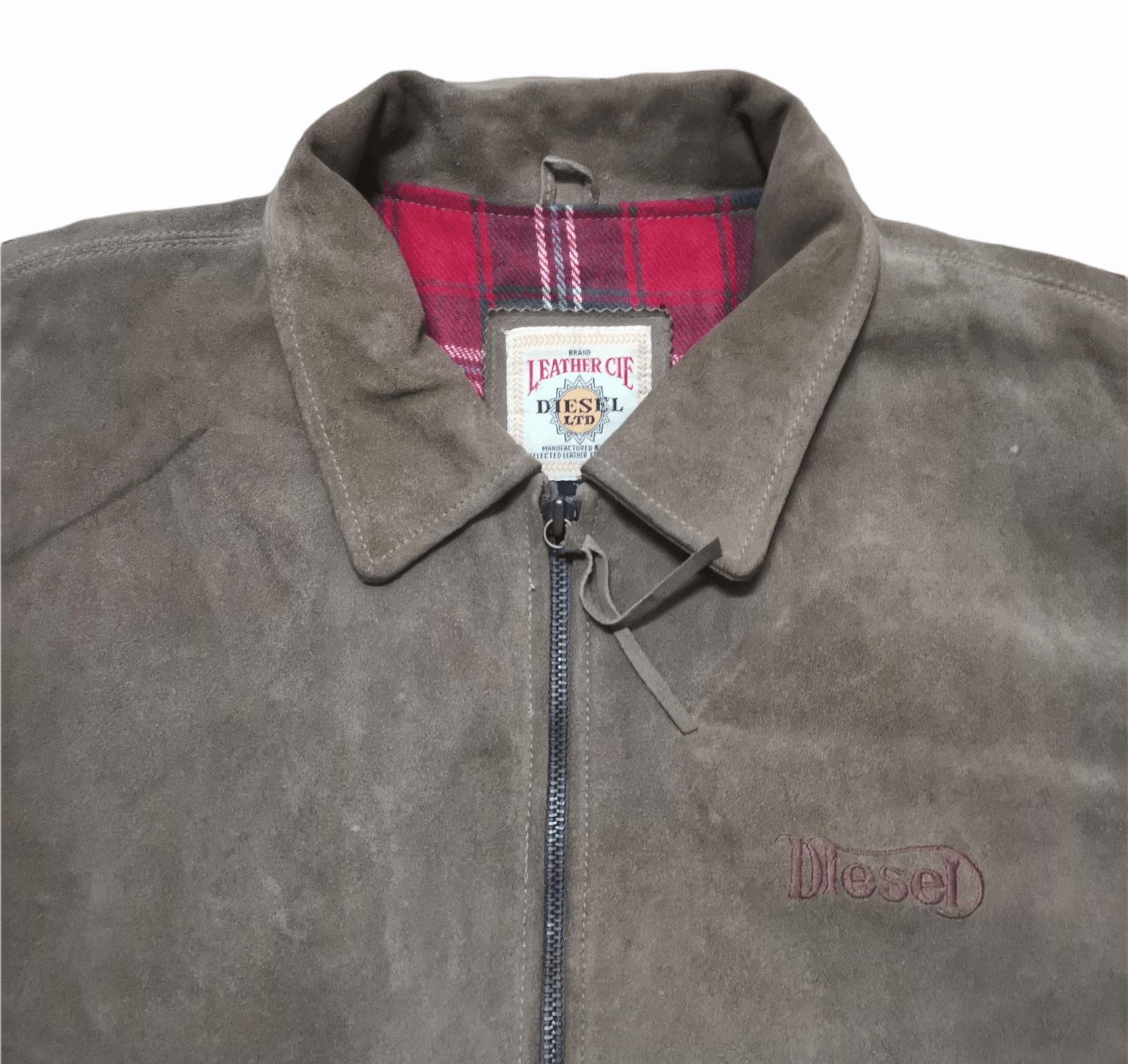 Diesel Vintage Diesel Zipper Leather Jacket Size US XL / EU 56 / 4 - 6 Thumbnail