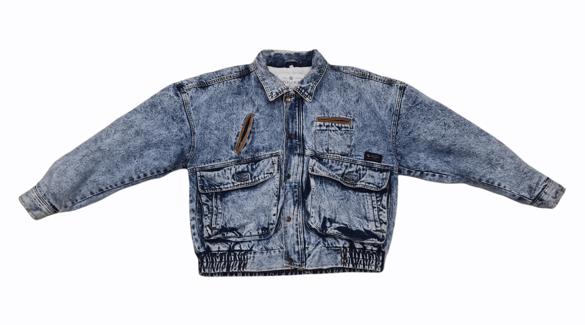 Other Splendidly Acid Wash Denim Jackets Size US L / EU 52-54 / 3 - 1 Thumbnail