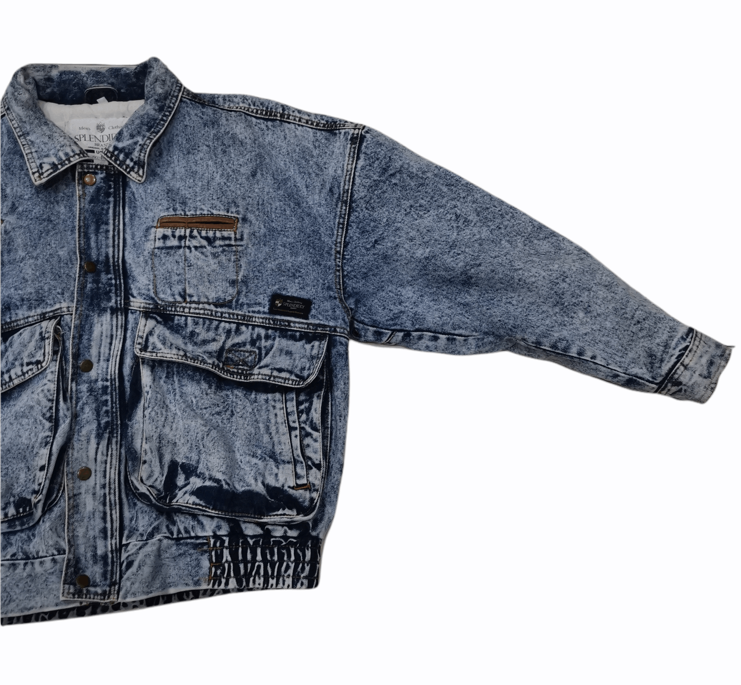Other Splendidly Acid Wash Denim Jackets Size US L / EU 52-54 / 3 - 4 Thumbnail