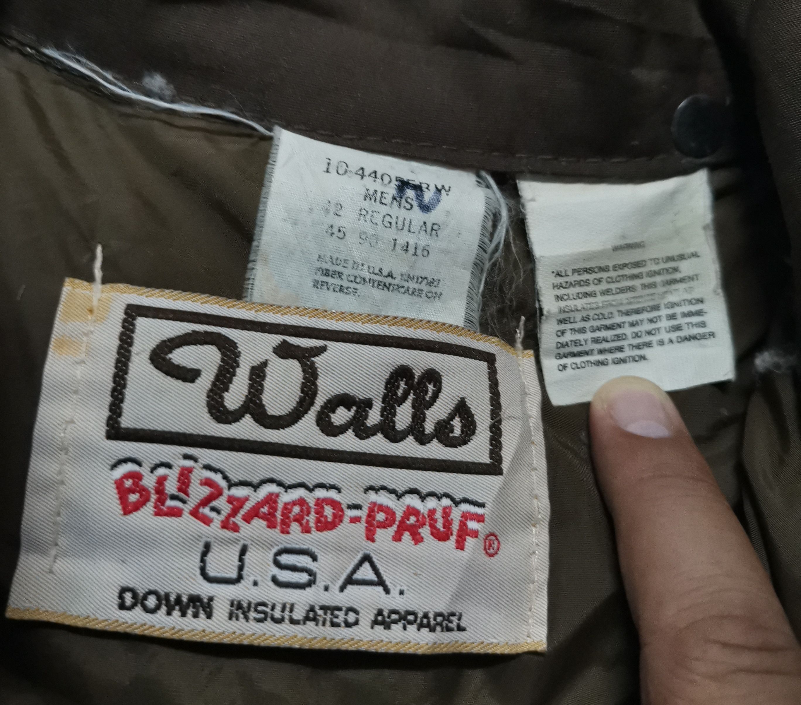 Vintage × Walls Vintage Puffer Zippered Jacket Walls Blizzards-Pruf Size US XS / EU 42 / 0 - 3 Thumbnail