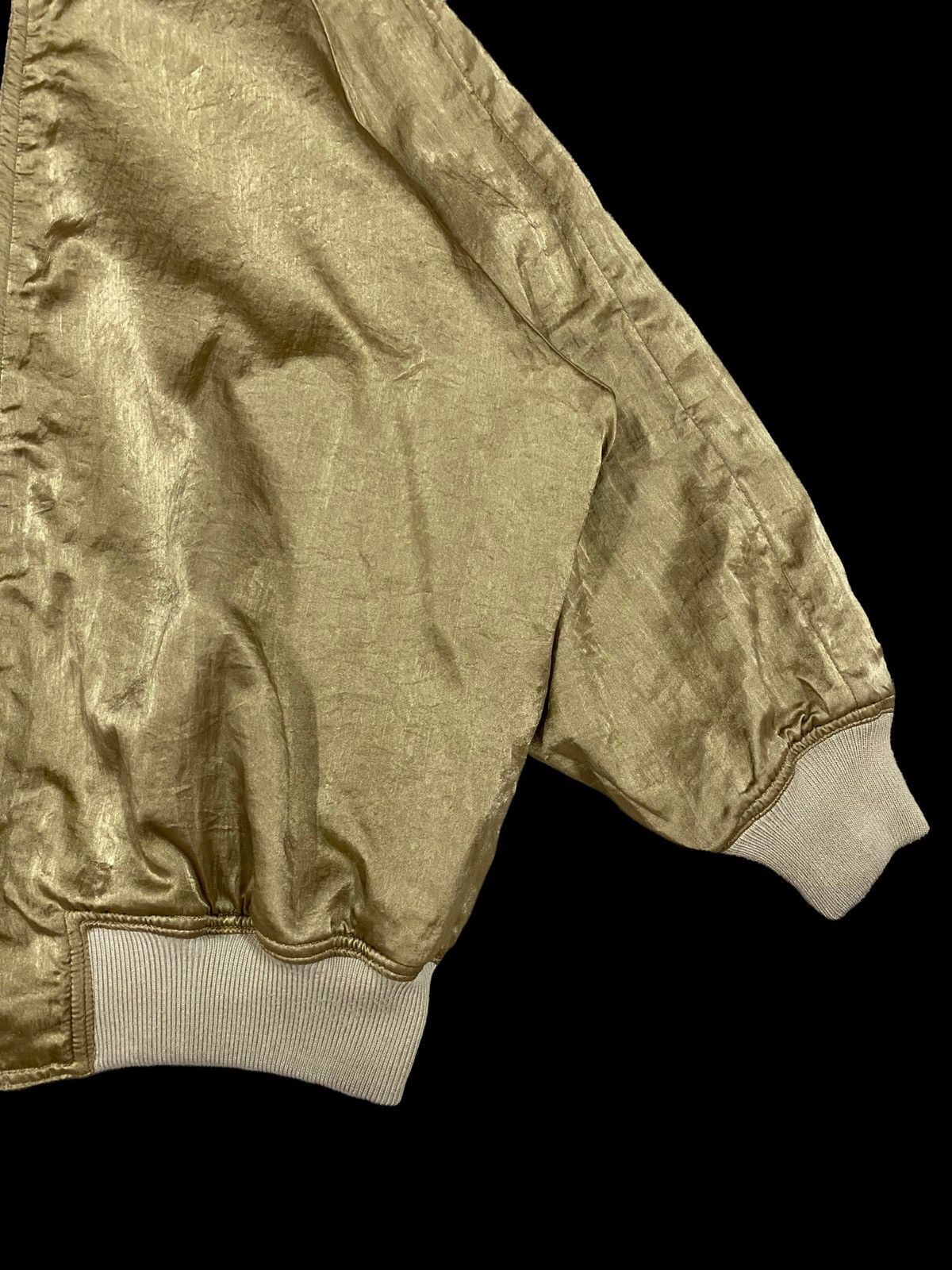 Issey Miyake 🔥Vintage🔥Archive Issey Miyake Reversible Satin Bomber Logo Size US M / EU 48-50 / 2 - 7 Thumbnail