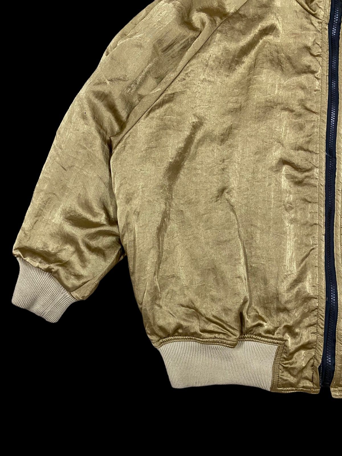 Issey Miyake 🔥Vintage🔥Archive Issey Miyake Reversible Satin Bomber Logo Size US M / EU 48-50 / 2 - 6 Thumbnail