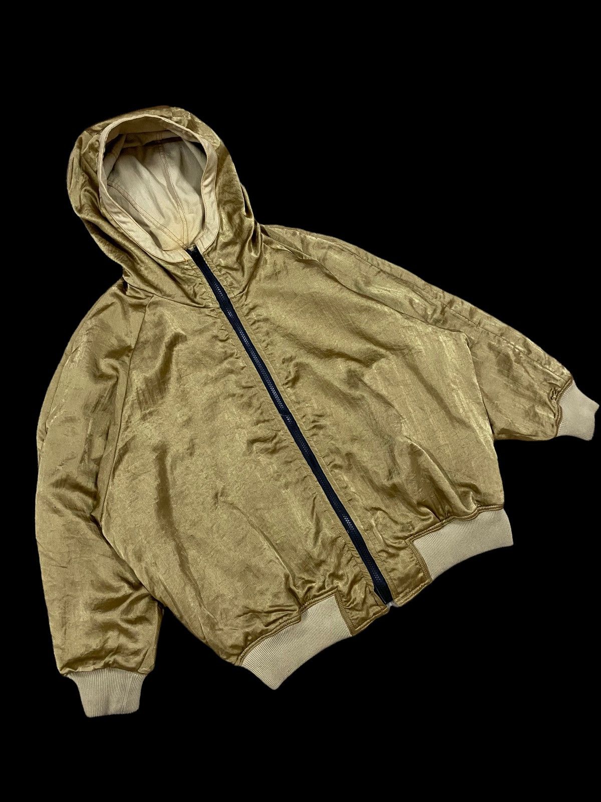 Issey Miyake 🔥Vintage🔥Archive Issey Miyake Reversible Satin Bomber Logo Size US M / EU 48-50 / 2 - 11 Thumbnail